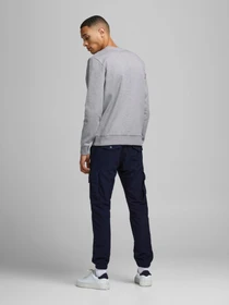 Худі та світшоти JACK & JONES модель 12181903_Light Grey Melange Фото