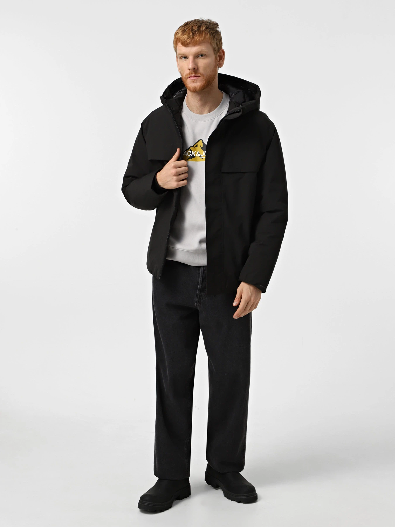 Куртки та дублянки JACK & JONES модель 12259457_Black Куртки та дублянки JACK & JONES модель 12259457_Black Фото