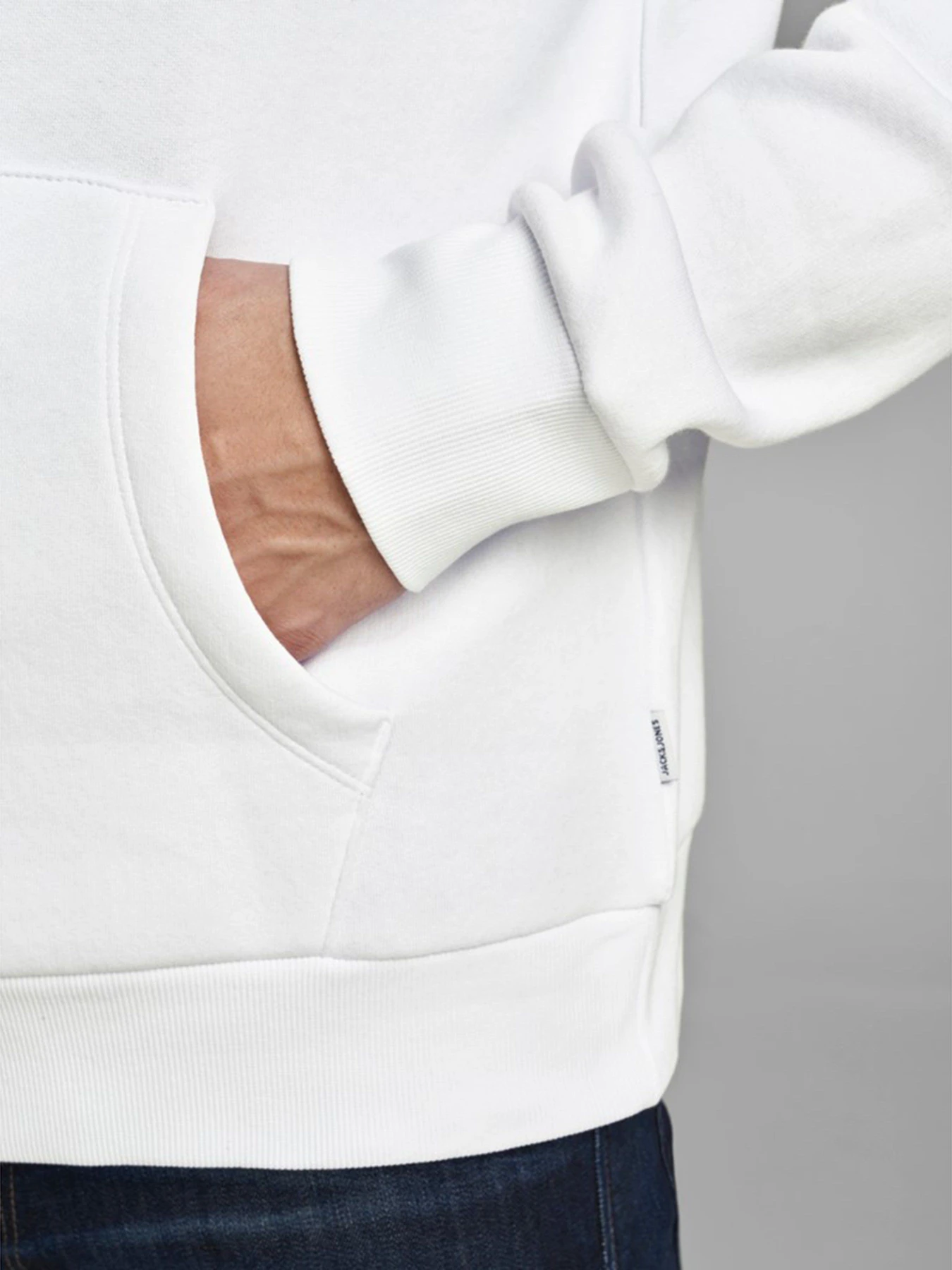 Худи и свитшоты JACK & JONES модель 12152840_White Худи и свитшоты JACK & JONES модель 12152840_White Фото