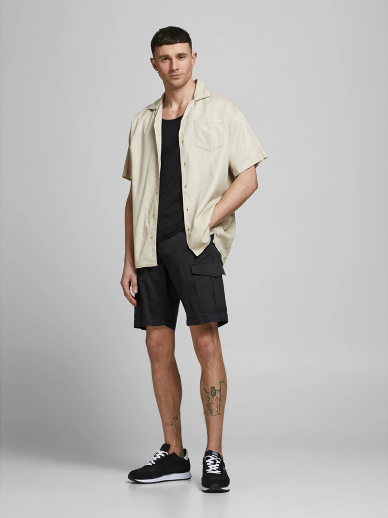Шорты JACK & JONES модель 12182555_Black Шорты JACK & JONES модель 12182555_Black Фото
