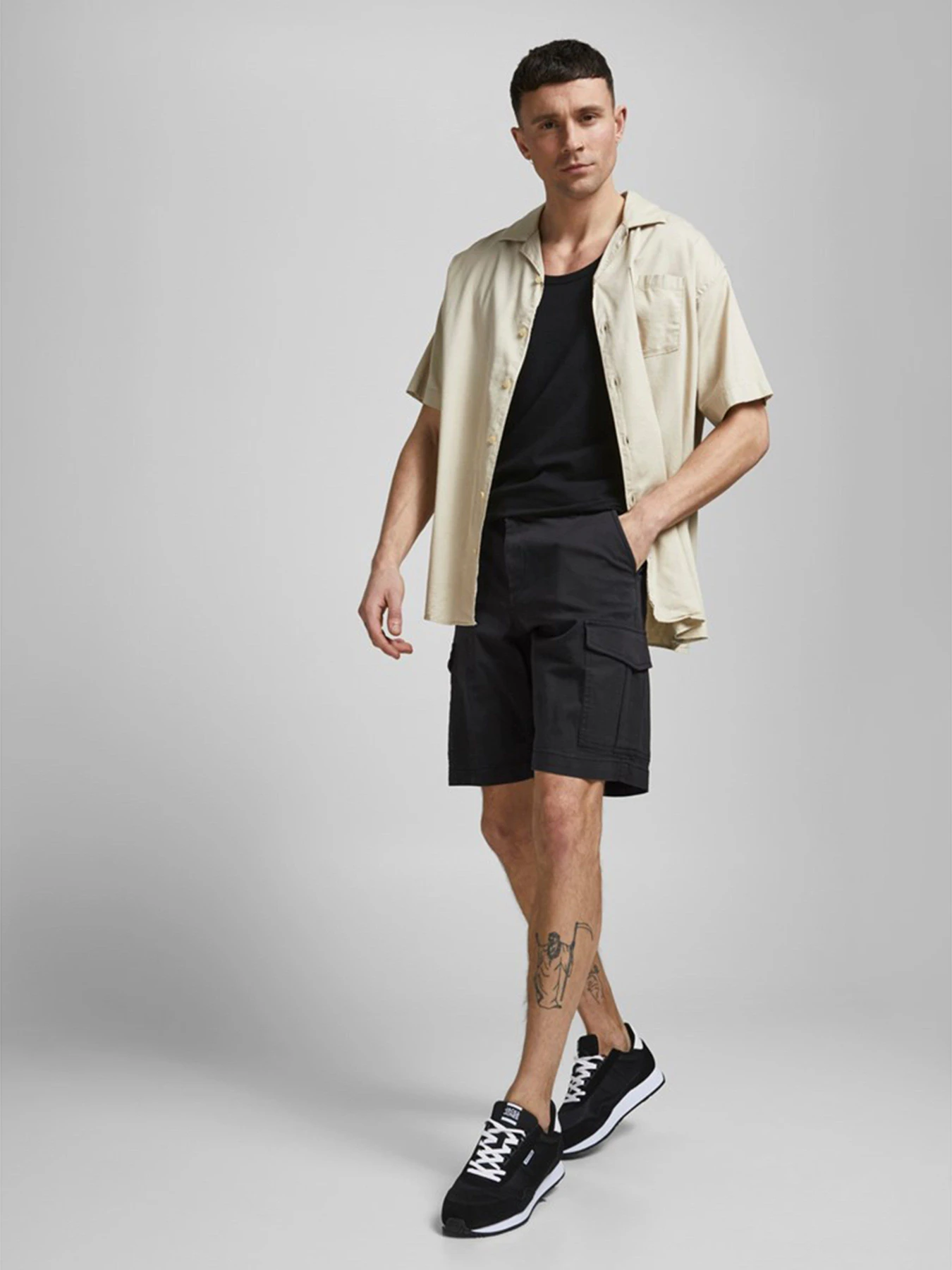 Шорты JACK & JONES модель 12182555_Black Шорты JACK & JONES модель 12182555_Black Фото