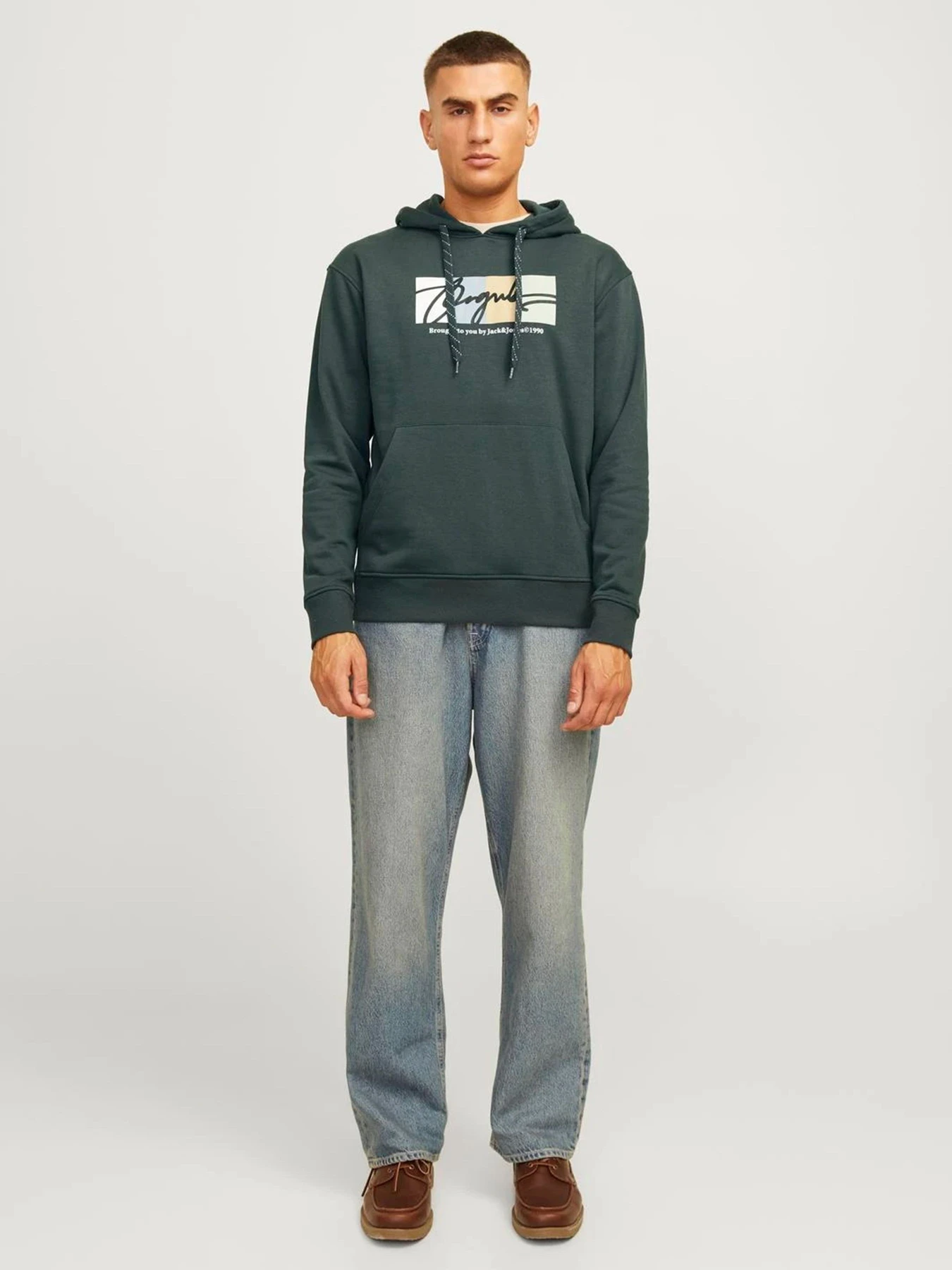 Худи и свитшоты JACK & JONES модель 12262421_Forest River Худи и свитшоты JACK & JONES модель 12262421_Forest River Фото