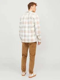 Рубашки JACK & JONES модель 12263647_Cloud Dancer COMFORT FIT Фото