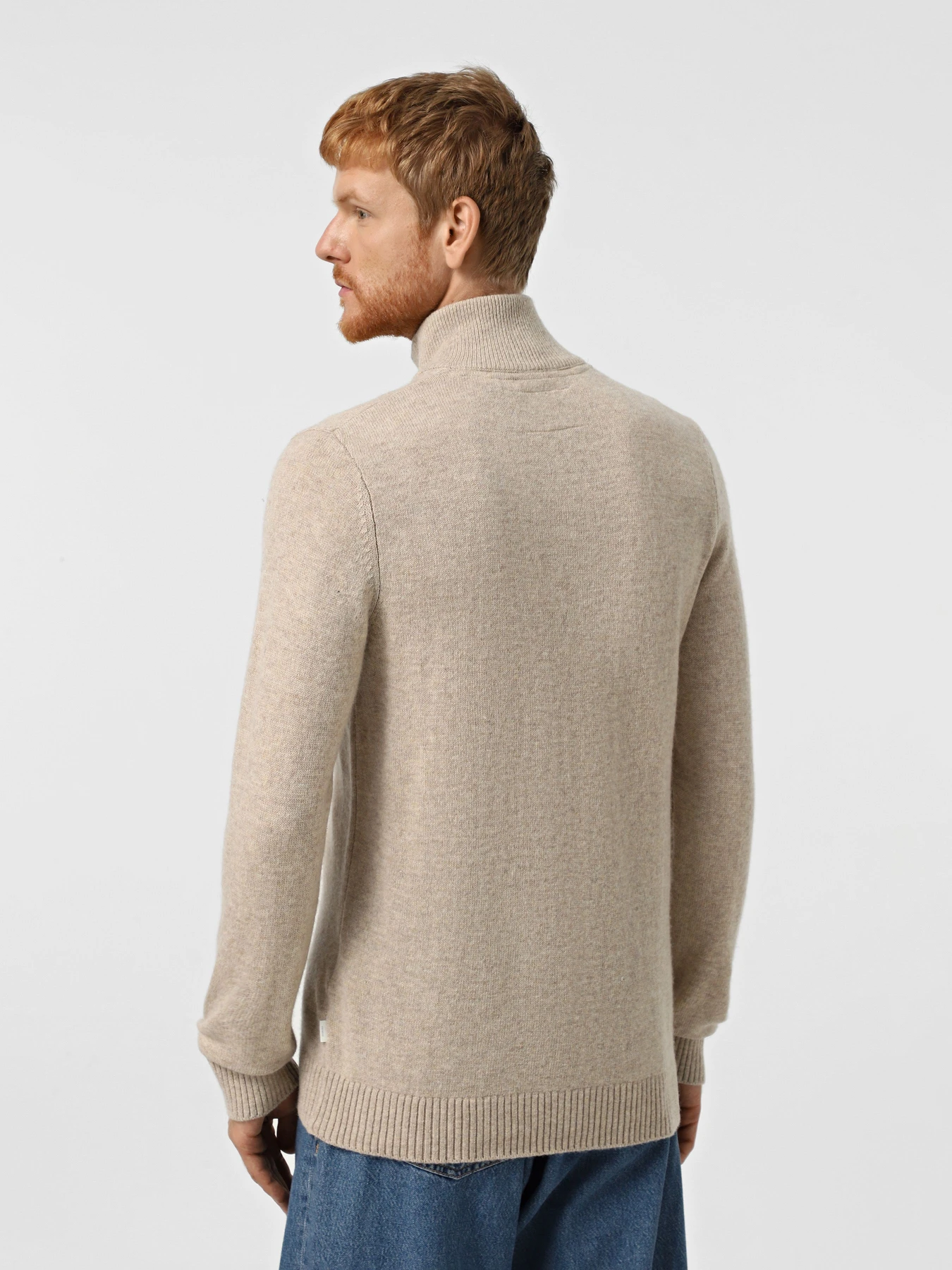 Свитры и кардиганы JACK & JONES модель 12259679_Oatmeal MELANGE Свитры и кардиганы JACK & JONES модель 12259679_Oatmeal MELANGE Фото