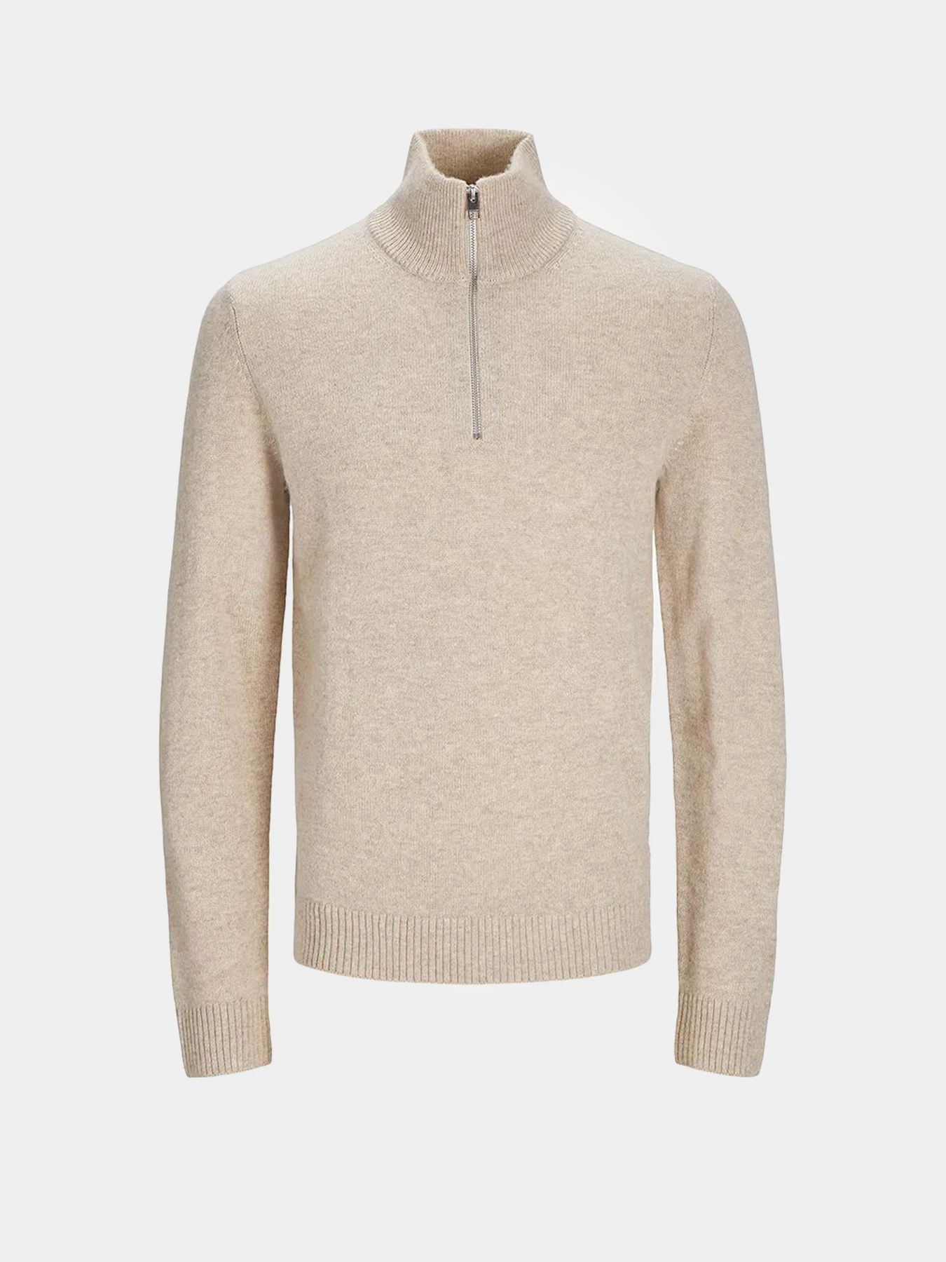Свитры и кардиганы JACK & JONES модель 12259679_Oatmeal MELANGE Свитры и кардиганы JACK & JONES модель 12259679_Oatmeal MELANGE Фото