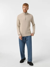 Свитры и кардиганы JACK & JONES модель 12259679_Oatmeal MELANGE Фото
