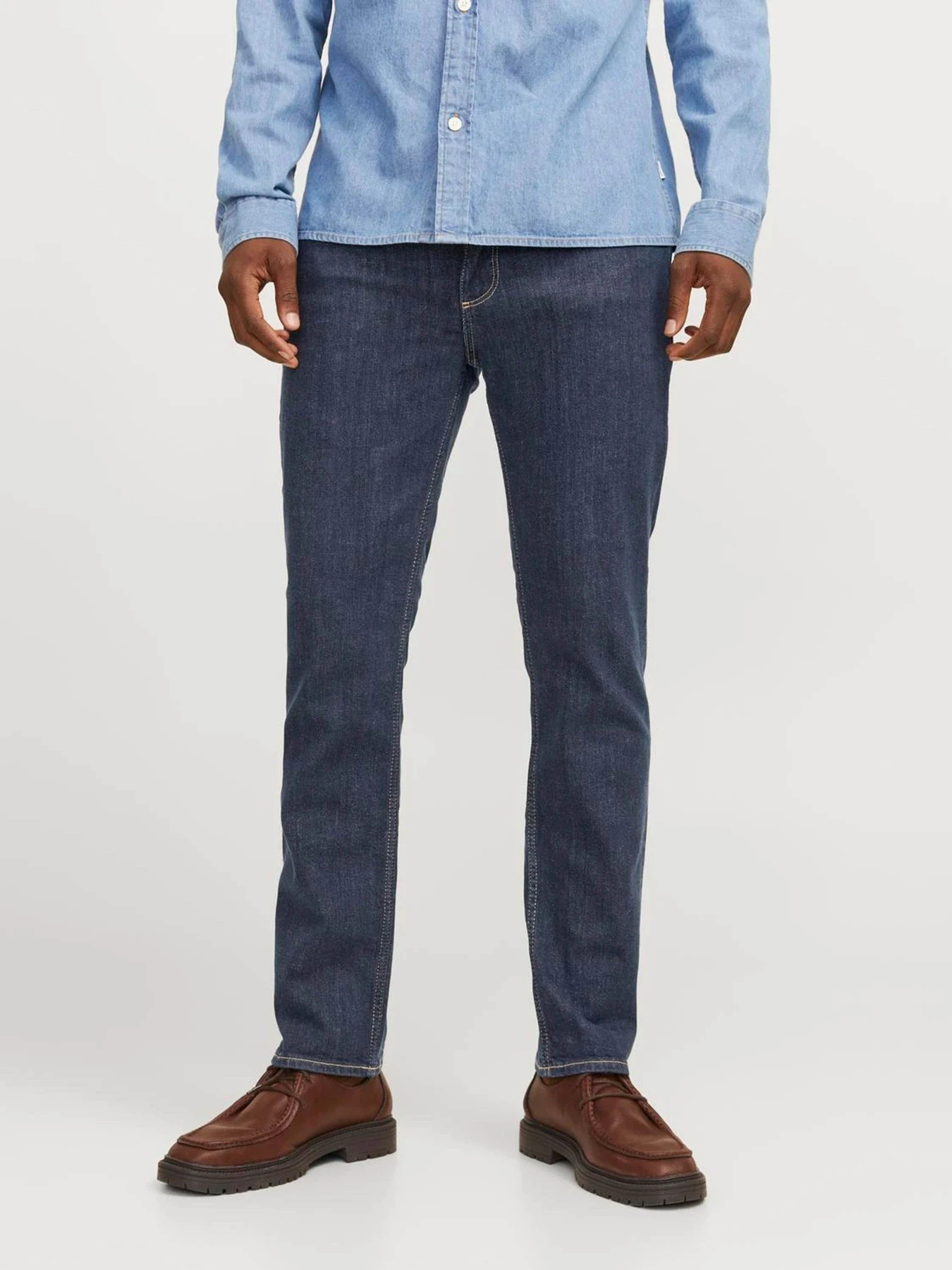 Джинсы JACK & JONES модель 12261707_Blue Denim Джинсы JACK & JONES модель 12261707_Blue Denim Фото