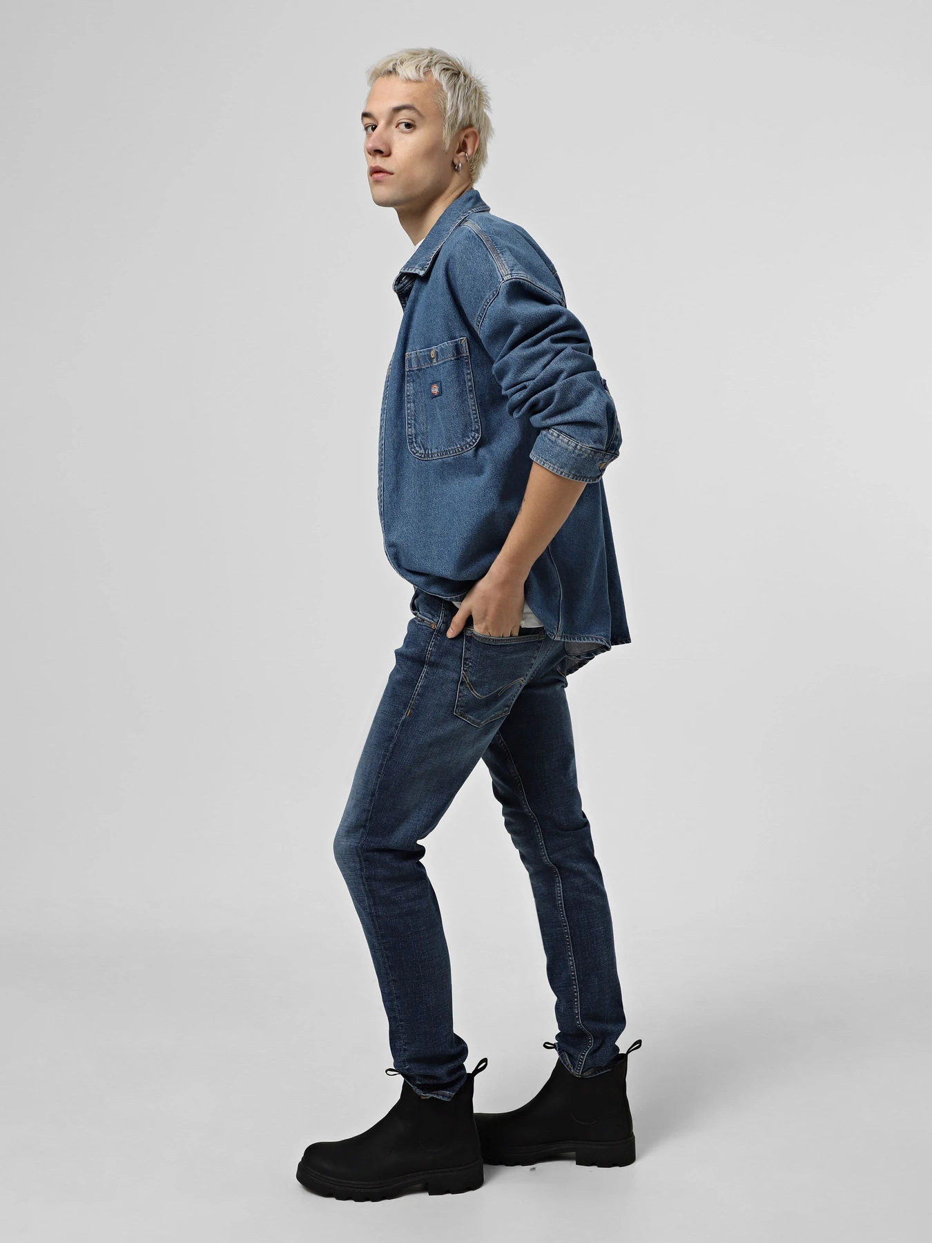 Джинсы JACK & JONES модель 12263286_Blue Denim Джинсы JACK & JONES модель 12263286_Blue Denim Фото