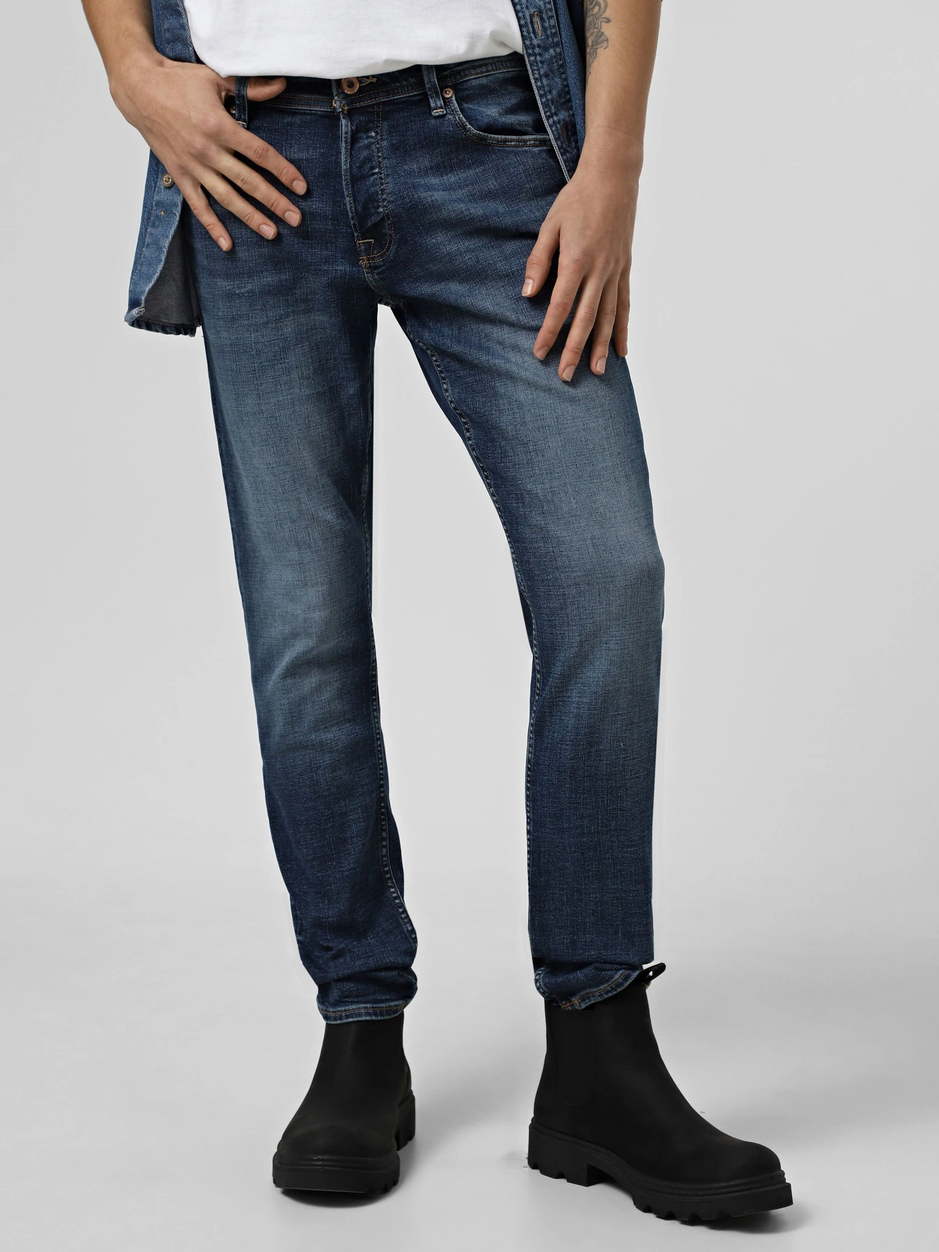 Джинсы JACK & JONES модель 12263286_Blue Denim Джинсы JACK & JONES модель 12263286_Blue Denim Фото