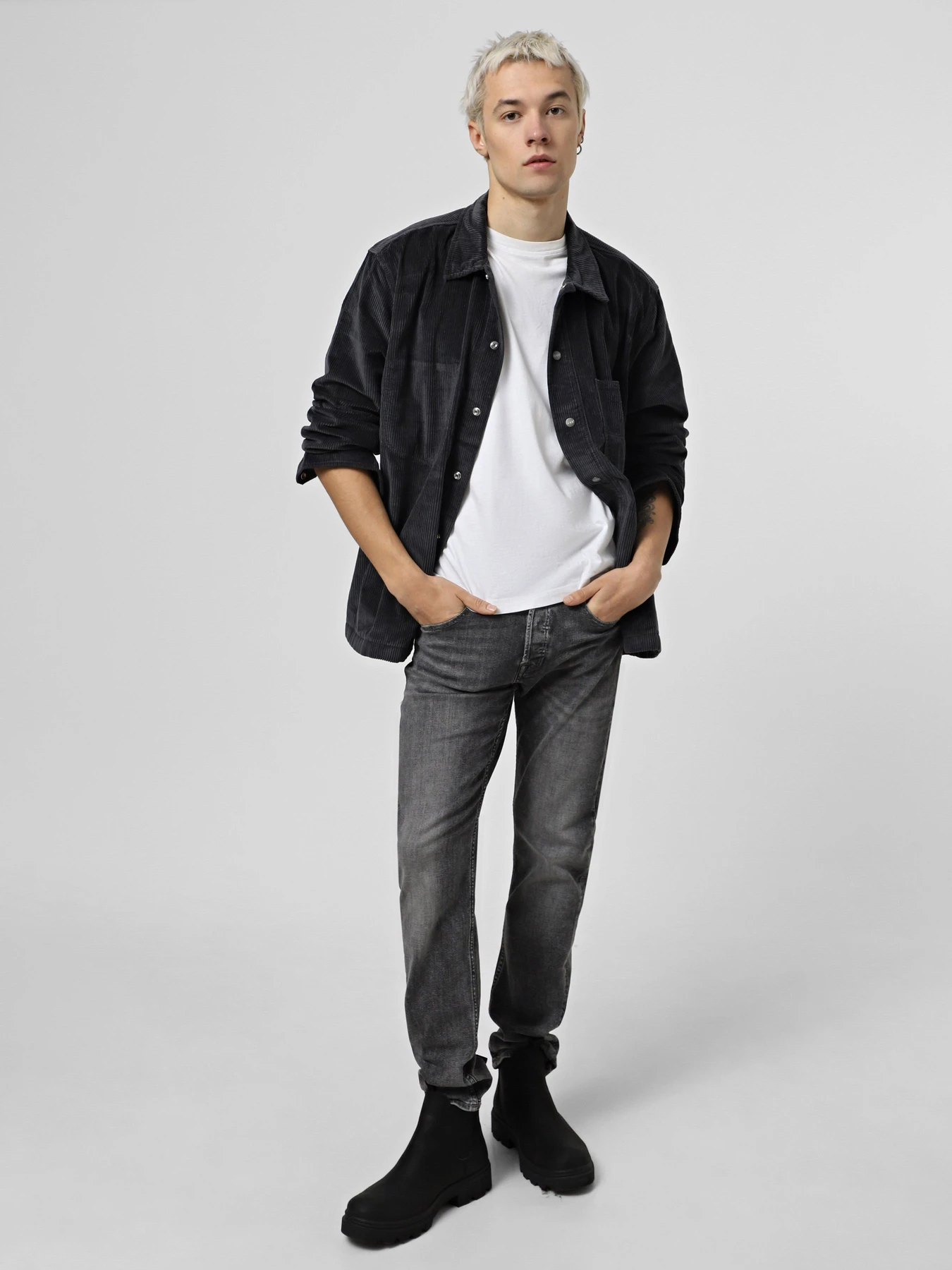 Джинсы JACK & JONES модель 12268998_Grey Denim Фото