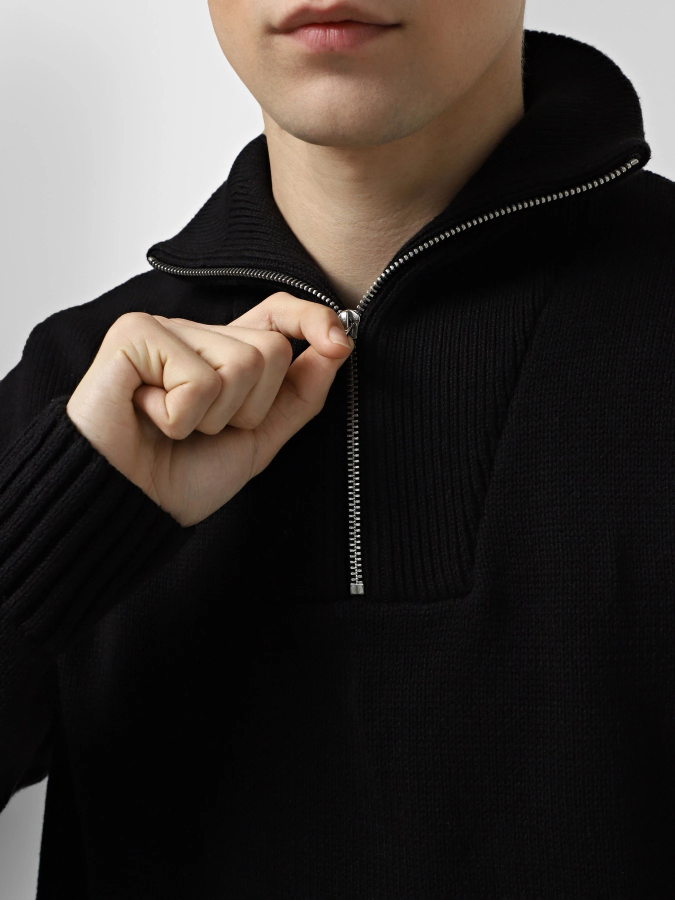 Светри та кардигани JACK & JONES модель 12262055_Black Светри та кардигани JACK & JONES модель 12262055_Black Фото