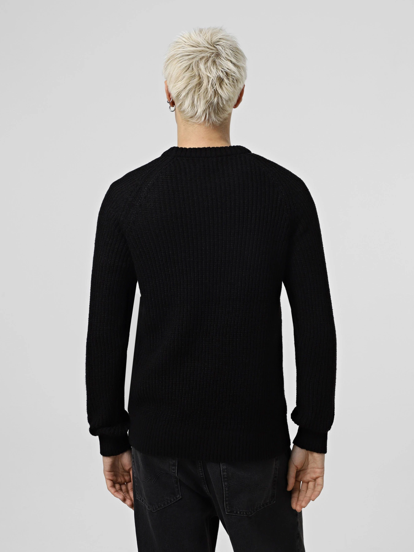 Свитры и кардиганы JACK & JONES модель 12267393_Black Фото