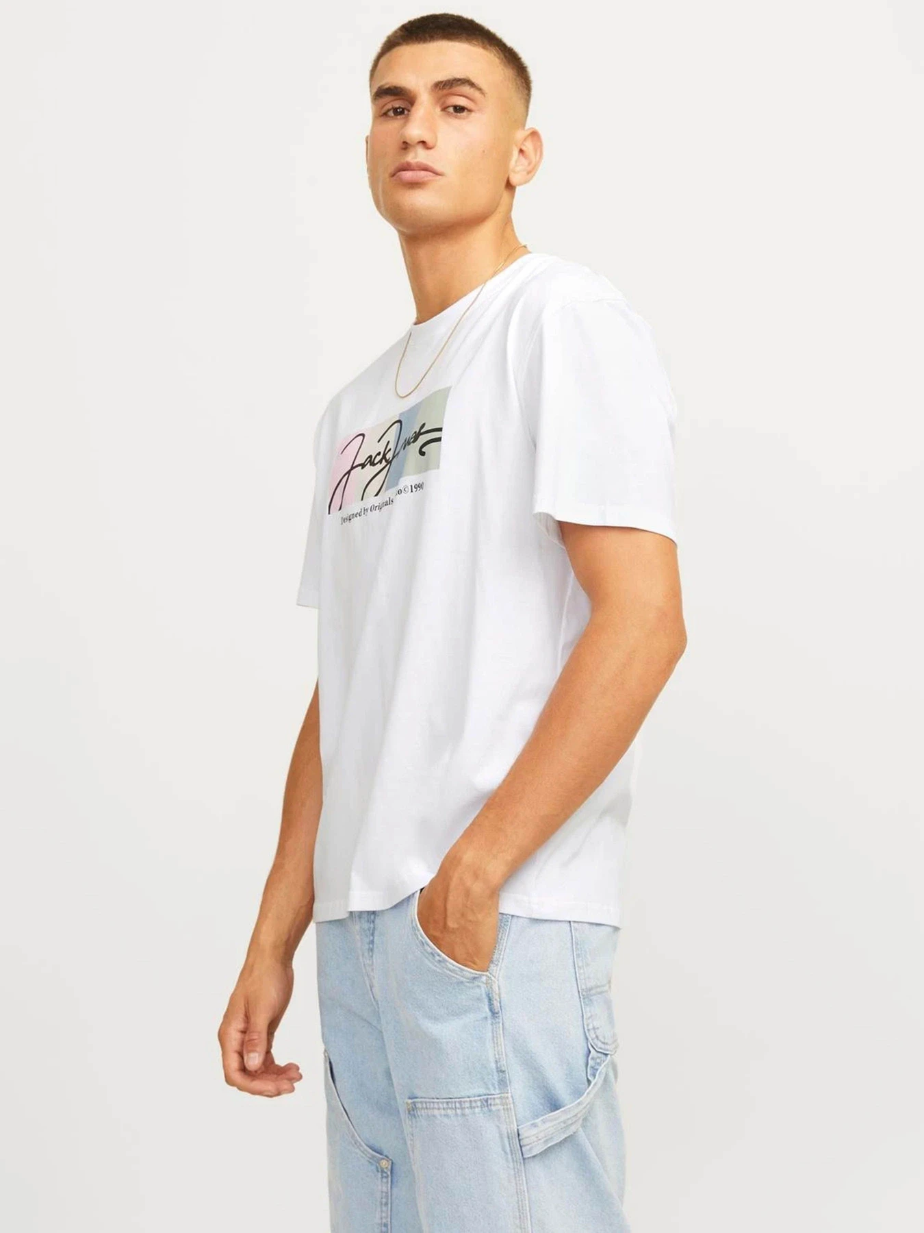 Футболки і поло JACK & JONES модель 12262662_Bright White Футболки і поло JACK & JONES модель 12262662_Bright White Фото
