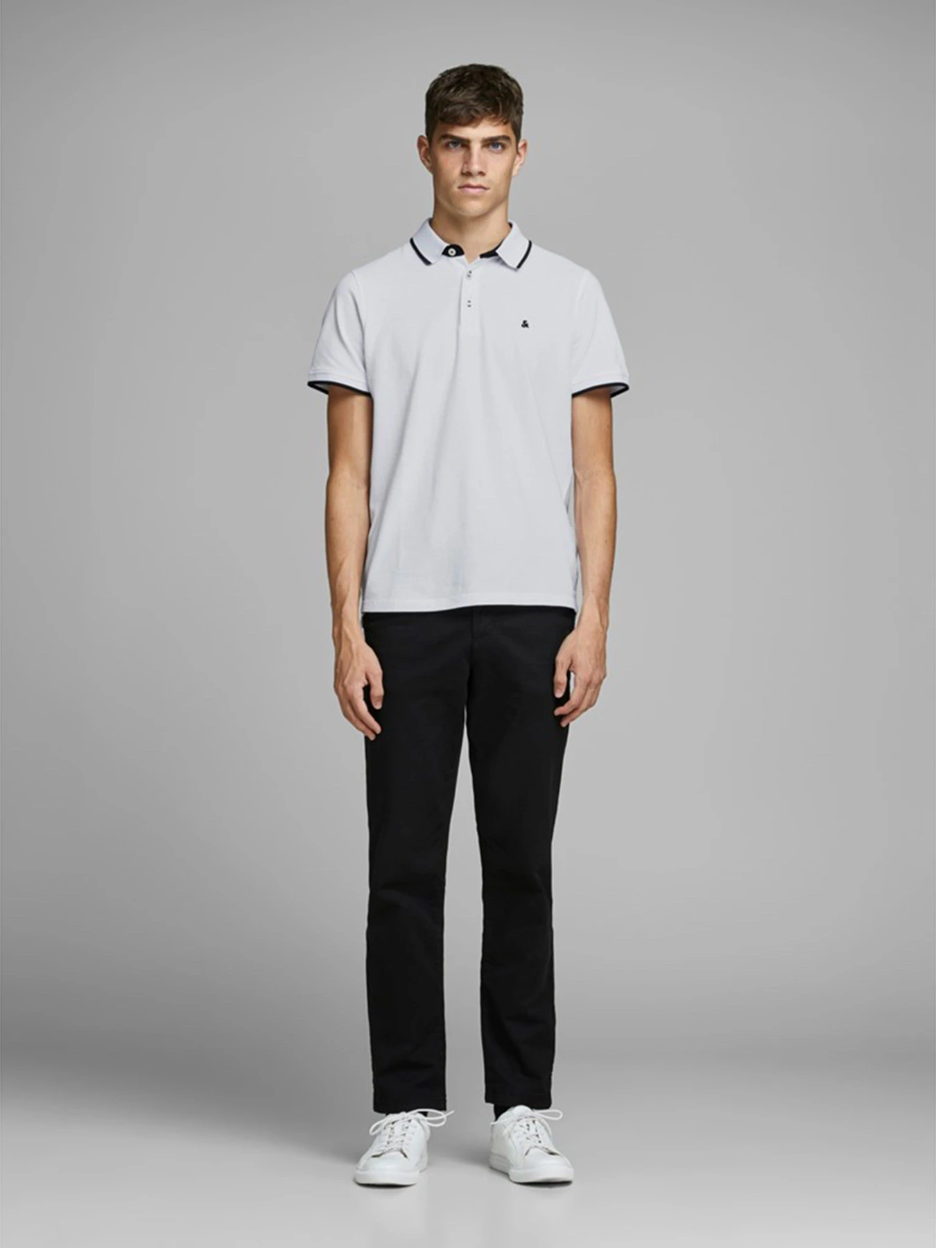 Футболки и поло JACK & JONES модель 12136668_White Футболки и поло JACK & JONES модель 12136668_White Фото