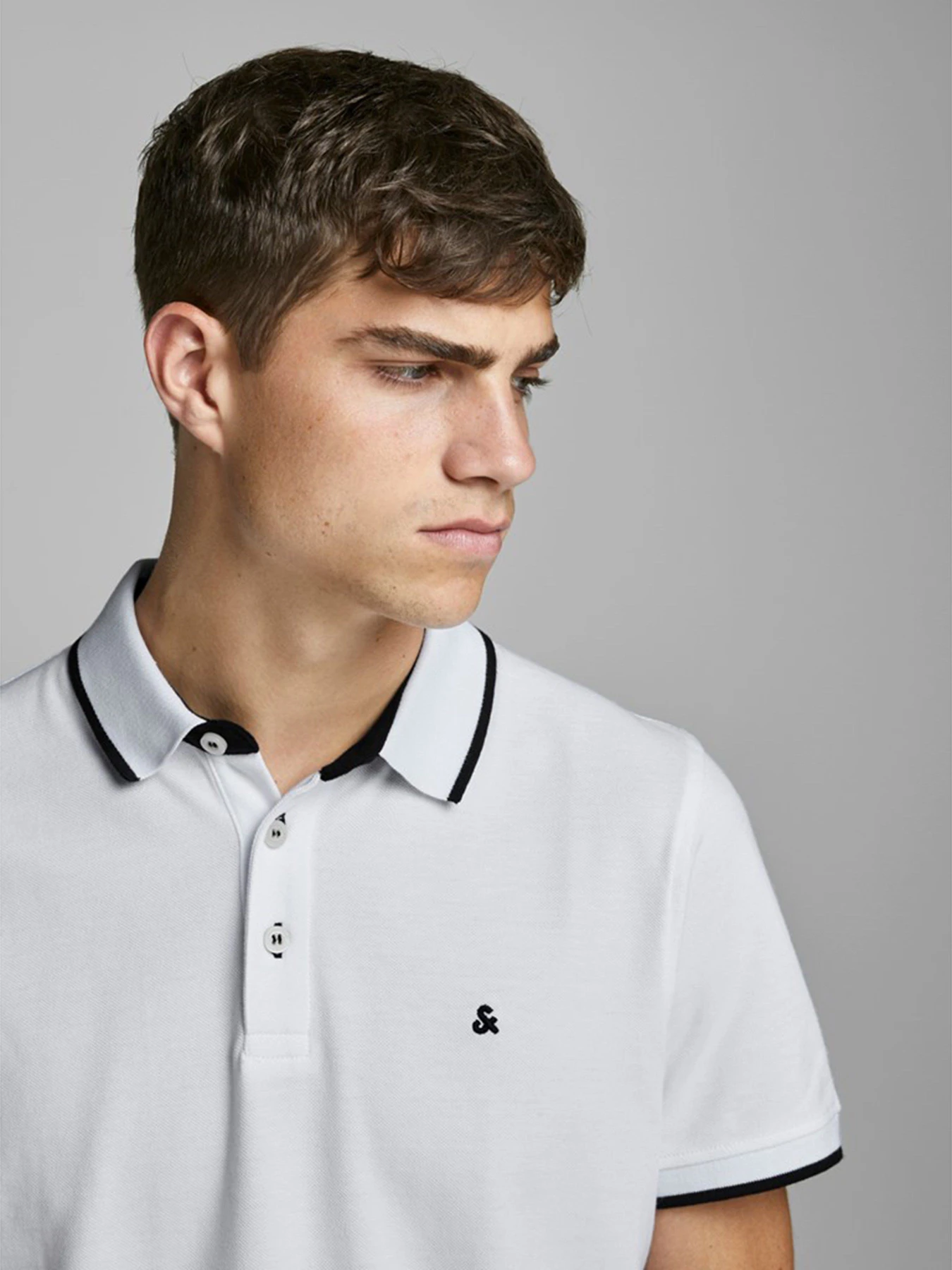 Футболки и поло JACK & JONES модель 12136668_White Футболки и поло JACK & JONES модель 12136668_White Фото