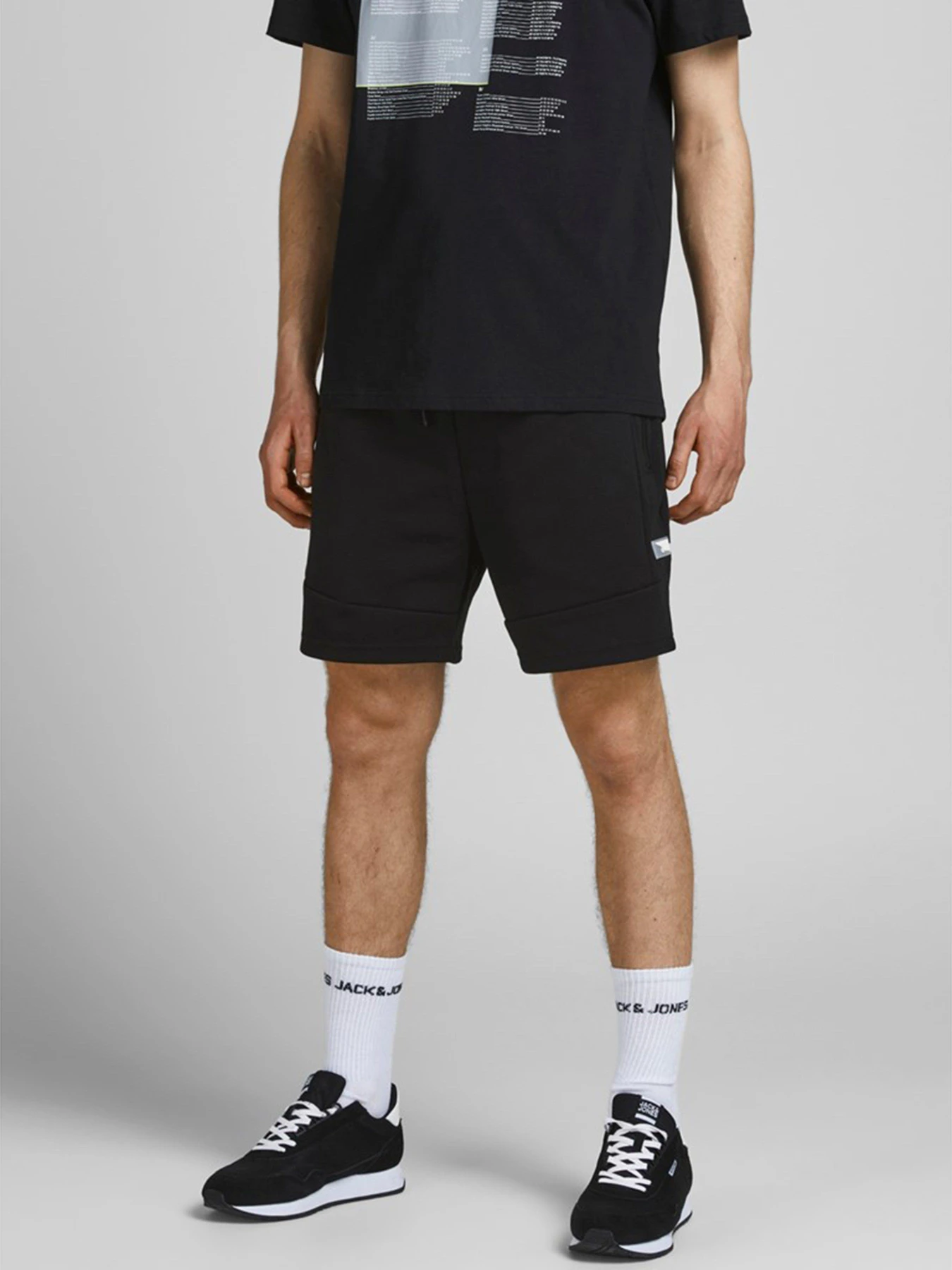 Шорты JACK & JONES модель 12186750_Black Шорты JACK & JONES модель 12186750_Black Фото