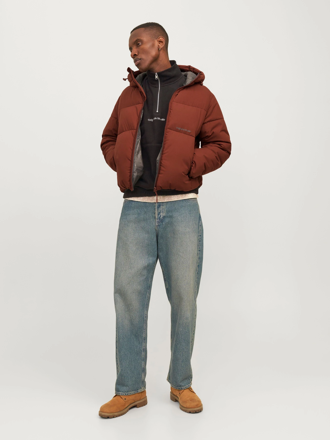 Куртки и дубленки JACK & JONES модель 12260433_Brandy Brown Фото