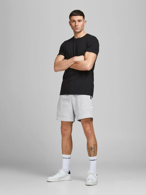 Шорты JACK & JONES модель 12186750_Light Grey Melange Фото