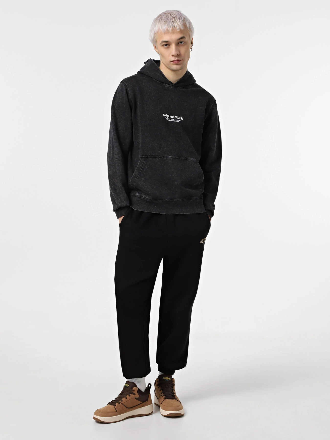 Худи и свитшоты JACK & JONES модель 12267037_Black Худи и свитшоты JACK & JONES модель 12267037_Black Фото