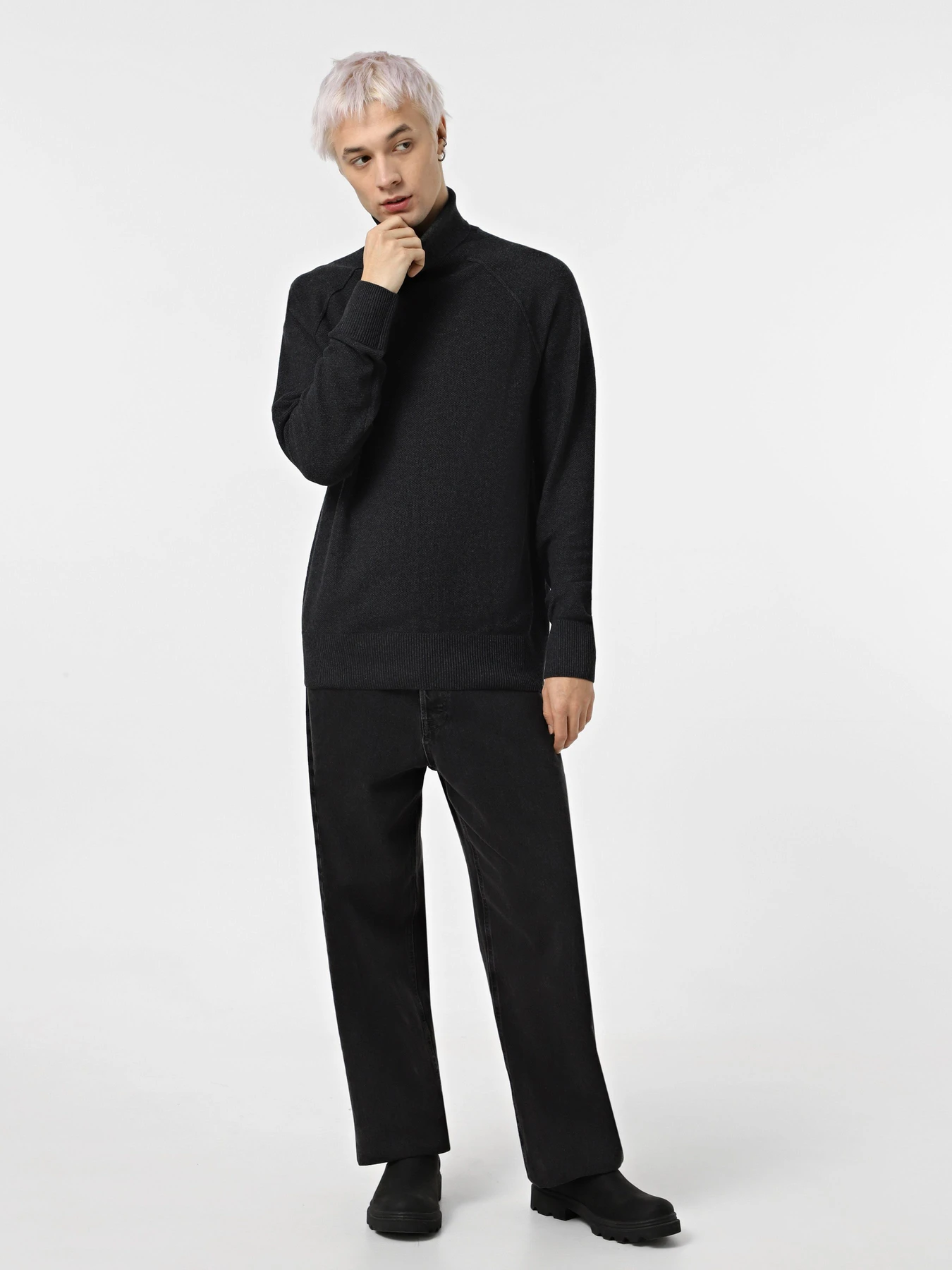 Свитры и кардиганы JACK & JONES модель 12260386_Dark Grey Melange CYCLO 10 Свитры и кардиганы JACK & JONES модель 12260386_Dark Grey Melange CYCLO 10 Фото