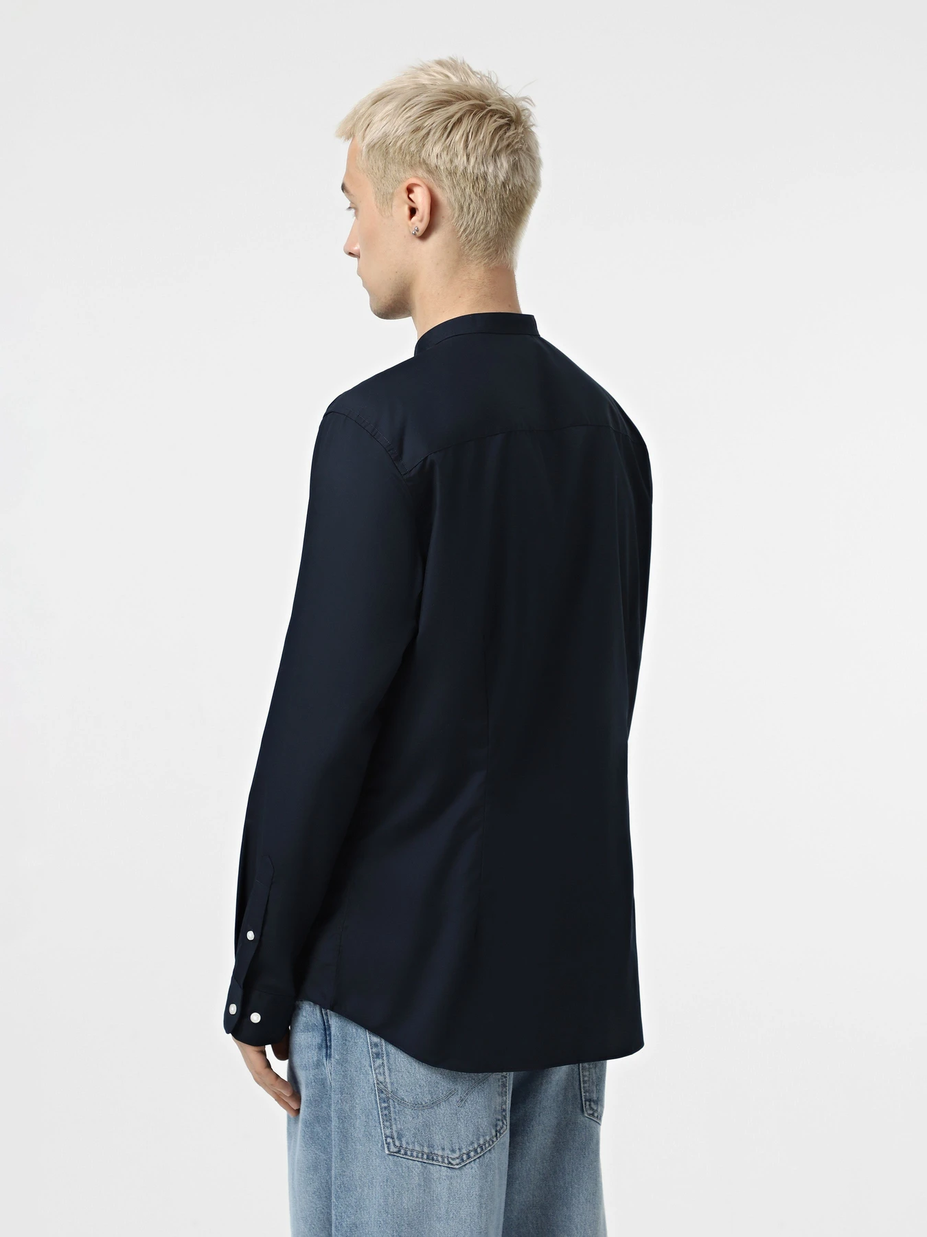 Рубашки JACK & JONES JOE SHIRT модель 12205921_Navy Blazer Рубашки JACK & JONES JOE SHIRT модель 12205921_Navy Blazer Фото