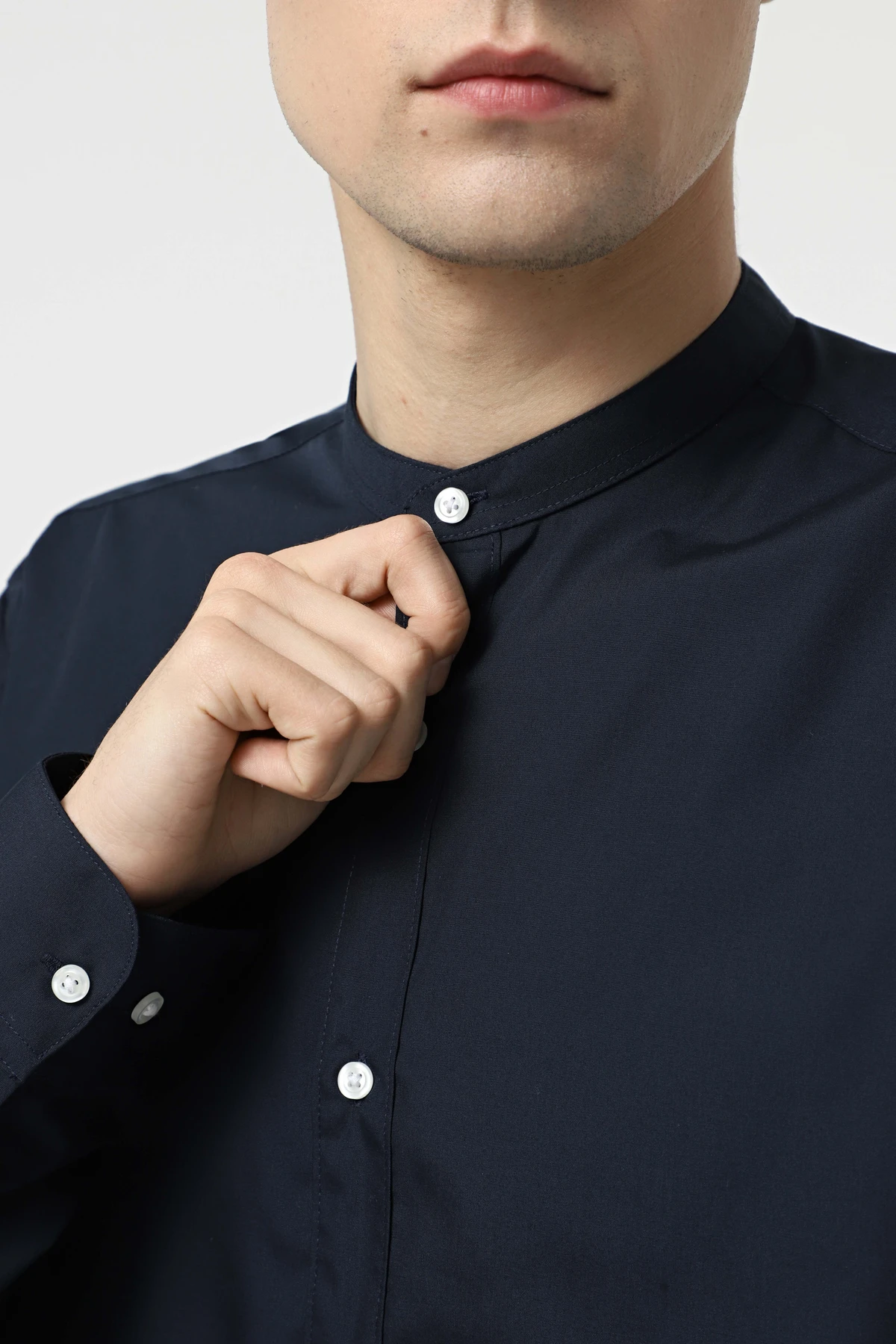 Рубашки JACK & JONES JOE SHIRT модель 12205921_Navy Blazer Рубашки JACK & JONES JOE SHIRT модель 12205921_Navy Blazer Фото
