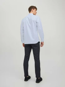 Рубашки JACK & JONES модель 12227385_Cashmere Blue SLIM FIT Фото