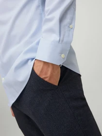 Рубашки JACK & JONES модель 12227385_Cashmere Blue SLIM FIT Фото