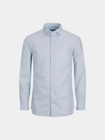 Рубашки JACK & JONES модель 12227385_Cashmere Blue SLIM FIT Фото