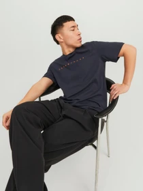 Футболки і поло JACK & JONES STAR JJ TEE модель 12234746_Dark Navy Фото