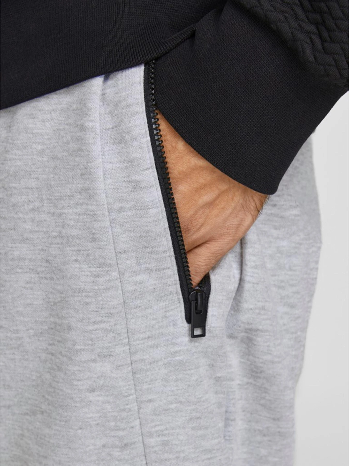 Штани JACK & JONES модель 12184970_Light Grey Melange Штани JACK & JONES модель 12184970_Light Grey Melange Фото