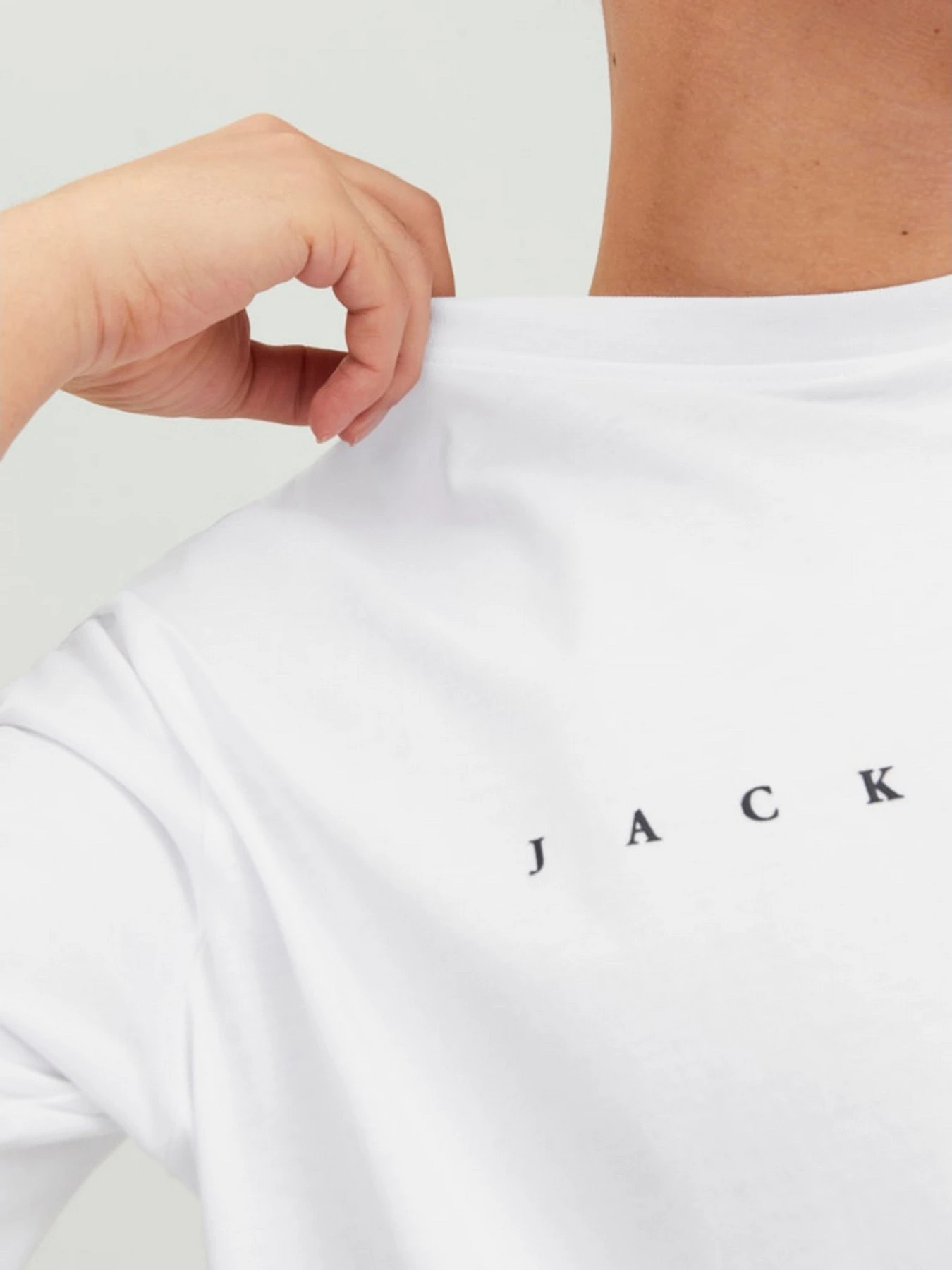 Футболки і поло JACK & JONES STAR JJ TEE модель 12234746_White Фото