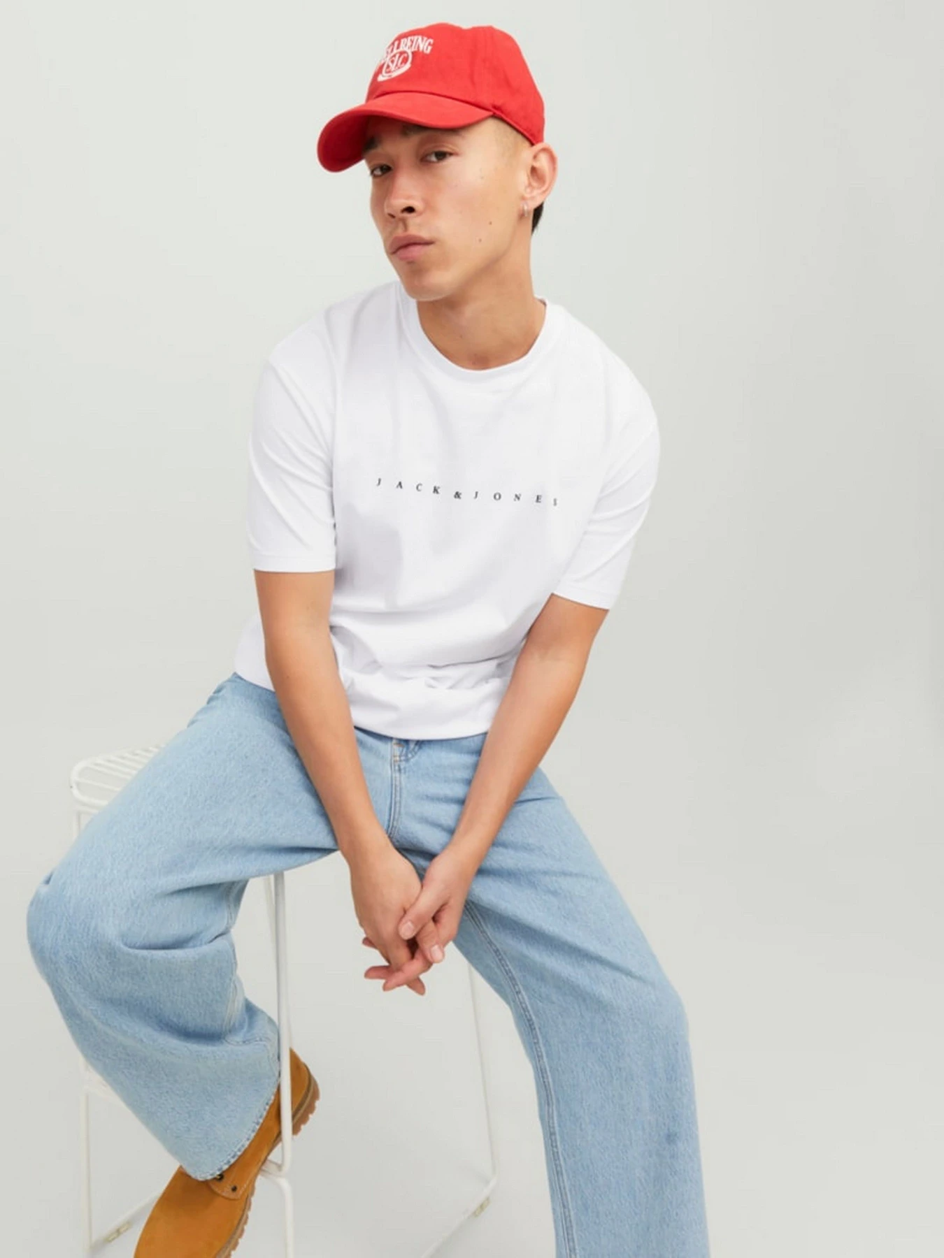 Футболки і поло JACK & JONES STAR JJ TEE модель 12234746_White Фото