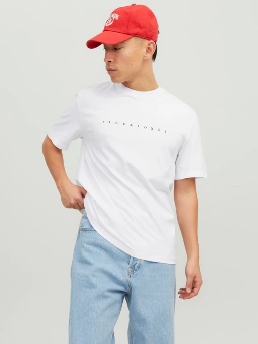 Футболки и поло JACK & JONES STAR JJ TEE модель 12234746_White Фото