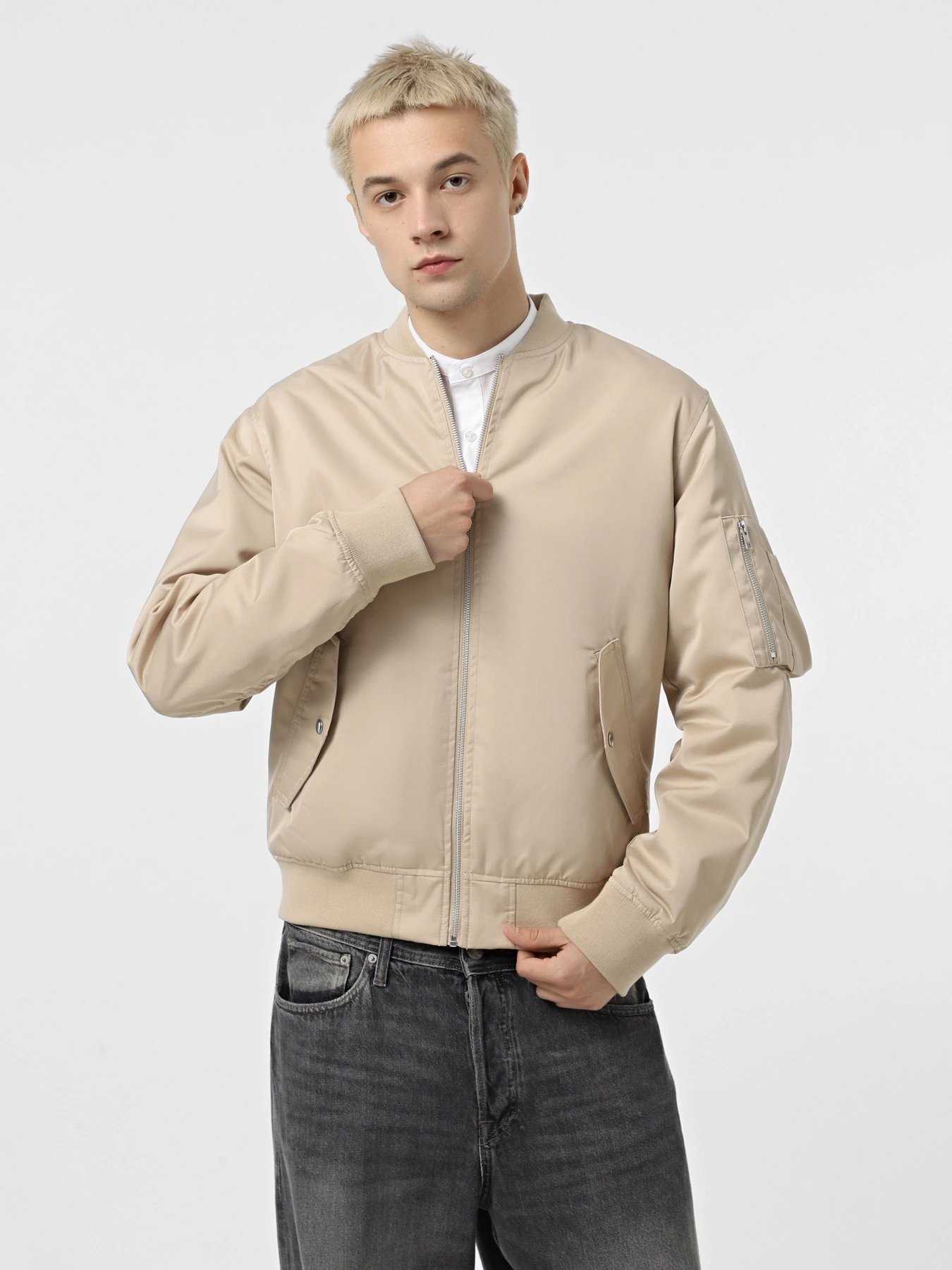 Куртки та дублянки JACK & JONES модель 12256857_Oxford Tan Куртки та дублянки JACK & JONES модель 12256857_Oxford Tan Фото