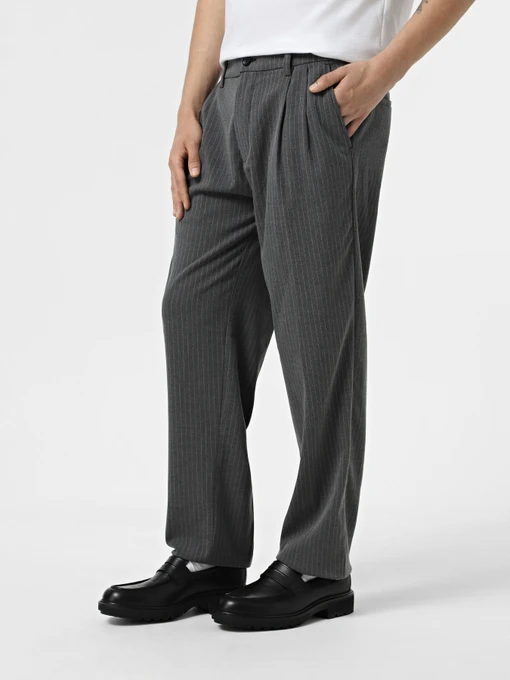 Штани JACK & JONES модель 12267059_Dark Grey Pinstripe Фото