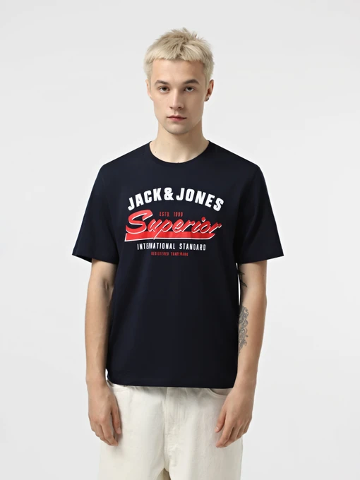 Футболки и поло JACK & JONES модель 12268267_Sky Captain Фото
