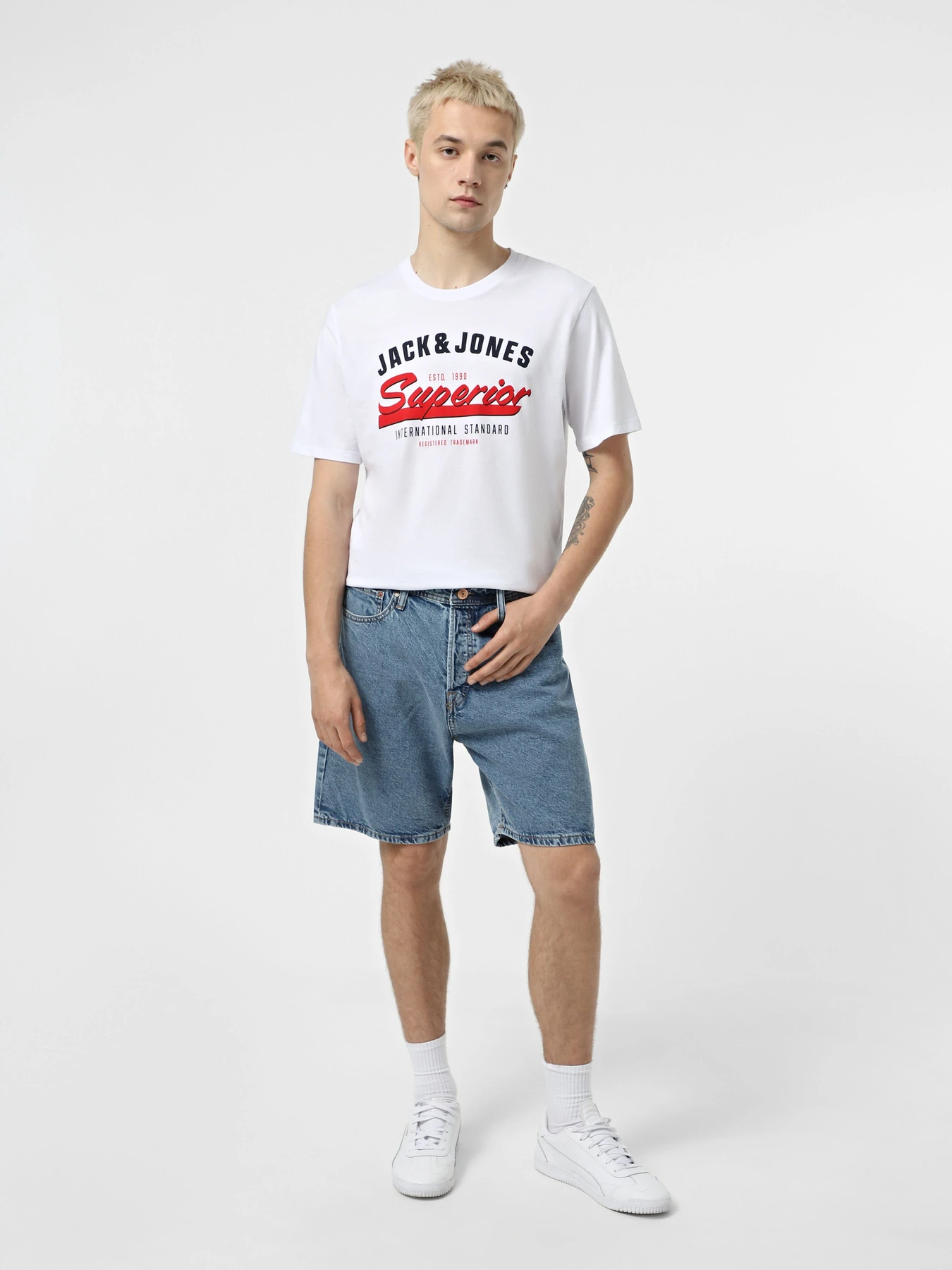 Футболки і поло JACK & JONES модель 12268267_White Футболки і поло JACK & JONES модель 12268267_White Фото