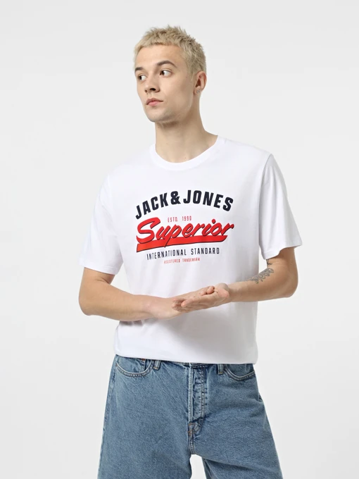 Футболки и поло JACK & JONES модель 12268267_White Фото