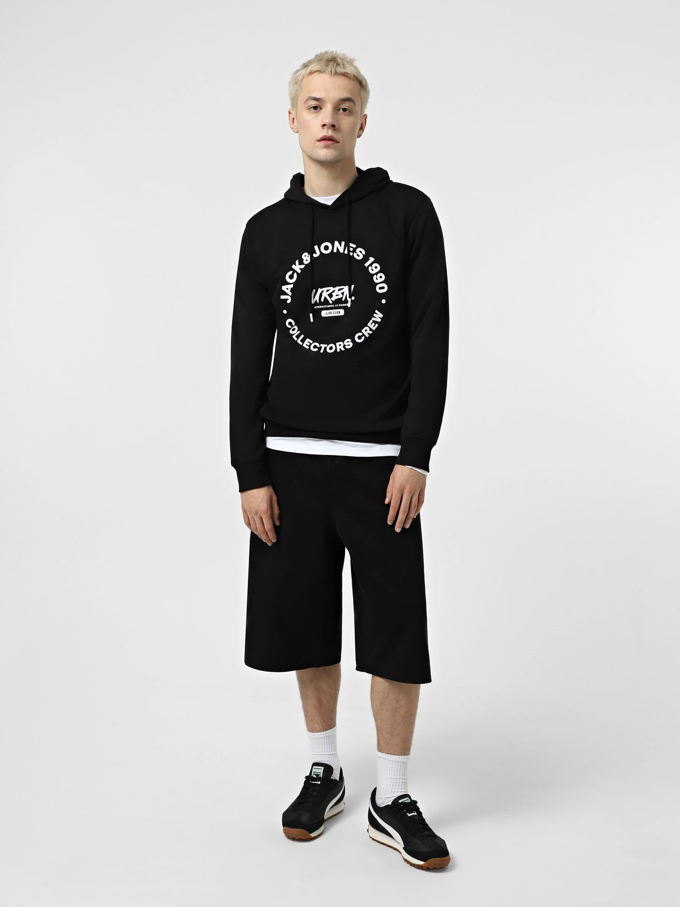 Худи и свитшоты JACK & JONES модель 12269353_Black Худи и свитшоты JACK & JONES модель 12269353_Black Фото