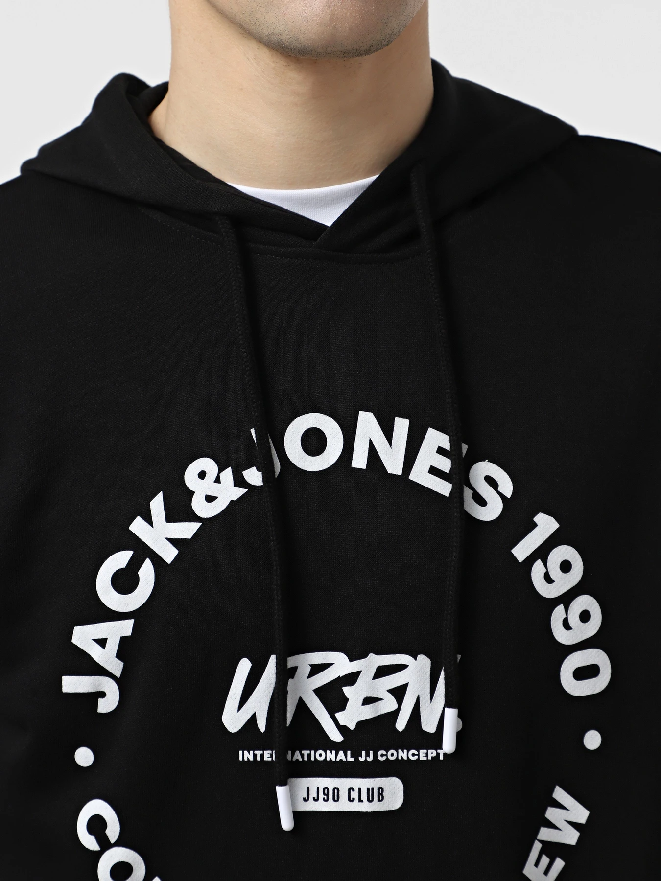 Худи и свитшоты JACK & JONES модель 12269353_Black Худи и свитшоты JACK & JONES модель 12269353_Black Фото