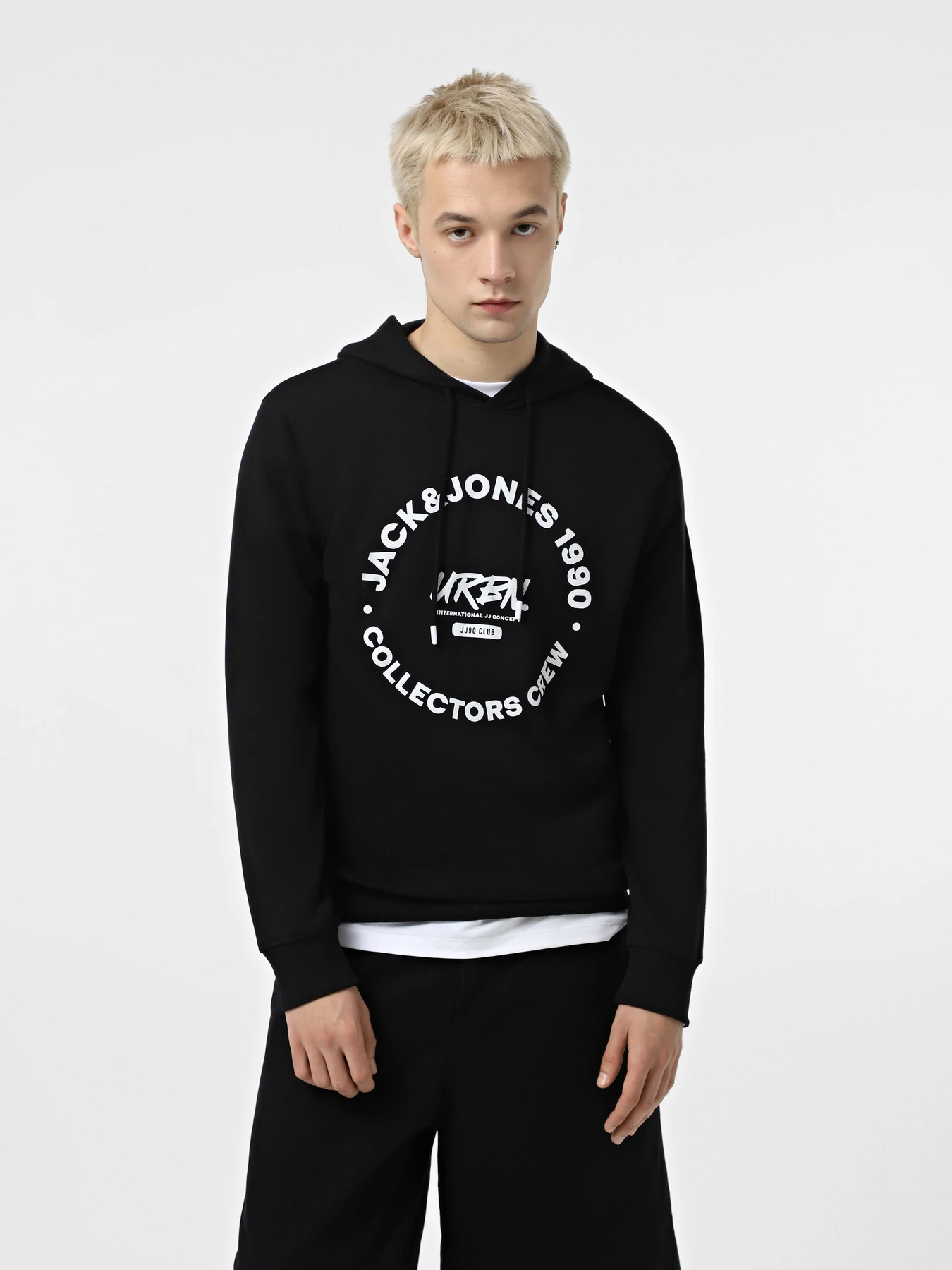 Худи и свитшоты JACK & JONES модель 12269353_Black Худи и свитшоты JACK & JONES модель 12269353_Black Фото