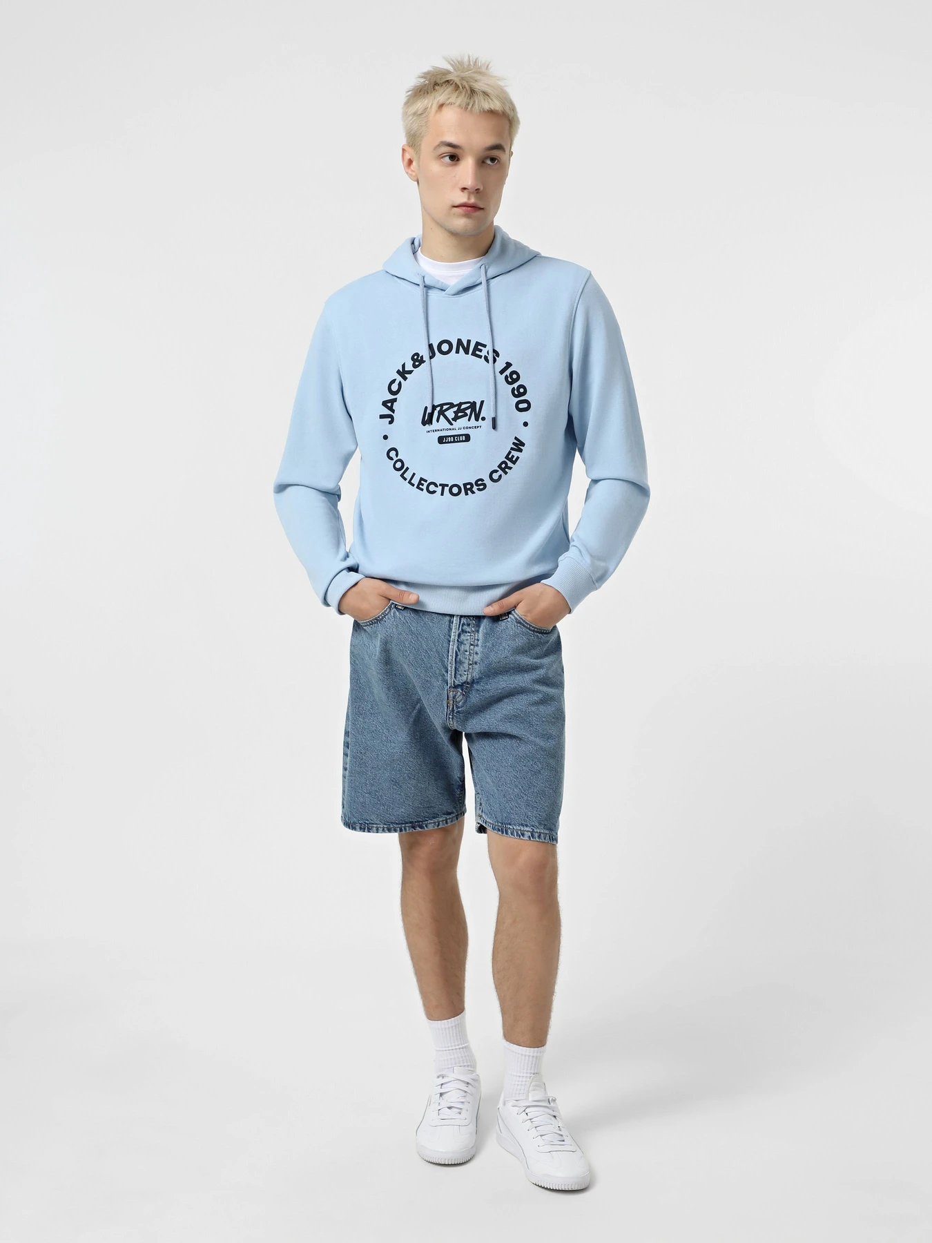 Худі та світшоти JACK & JONES модель 12269353_Chambray Blue Фото