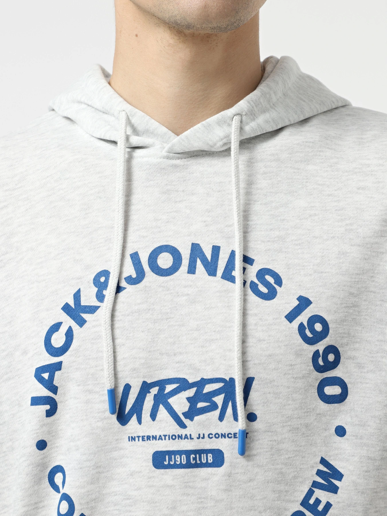 Худи и свитшоты JACK & JONES модель 12269353_White Melange Худи и свитшоты JACK & JONES модель 12269353_White Melange Фото
