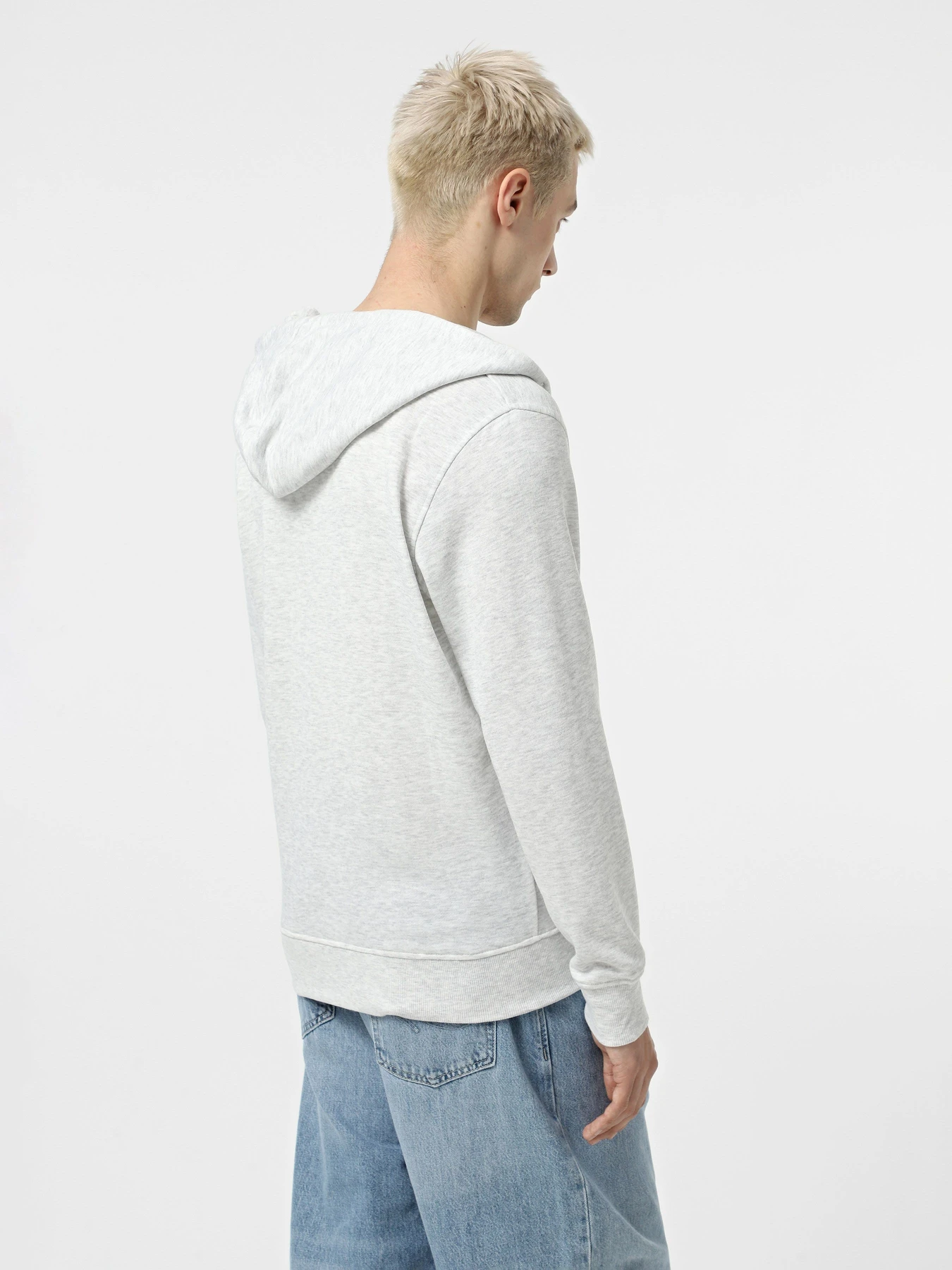 Худи и свитшоты JACK & JONES модель 12269366_White Melange Худи и свитшоты JACK & JONES модель 12269366_White Melange Фото