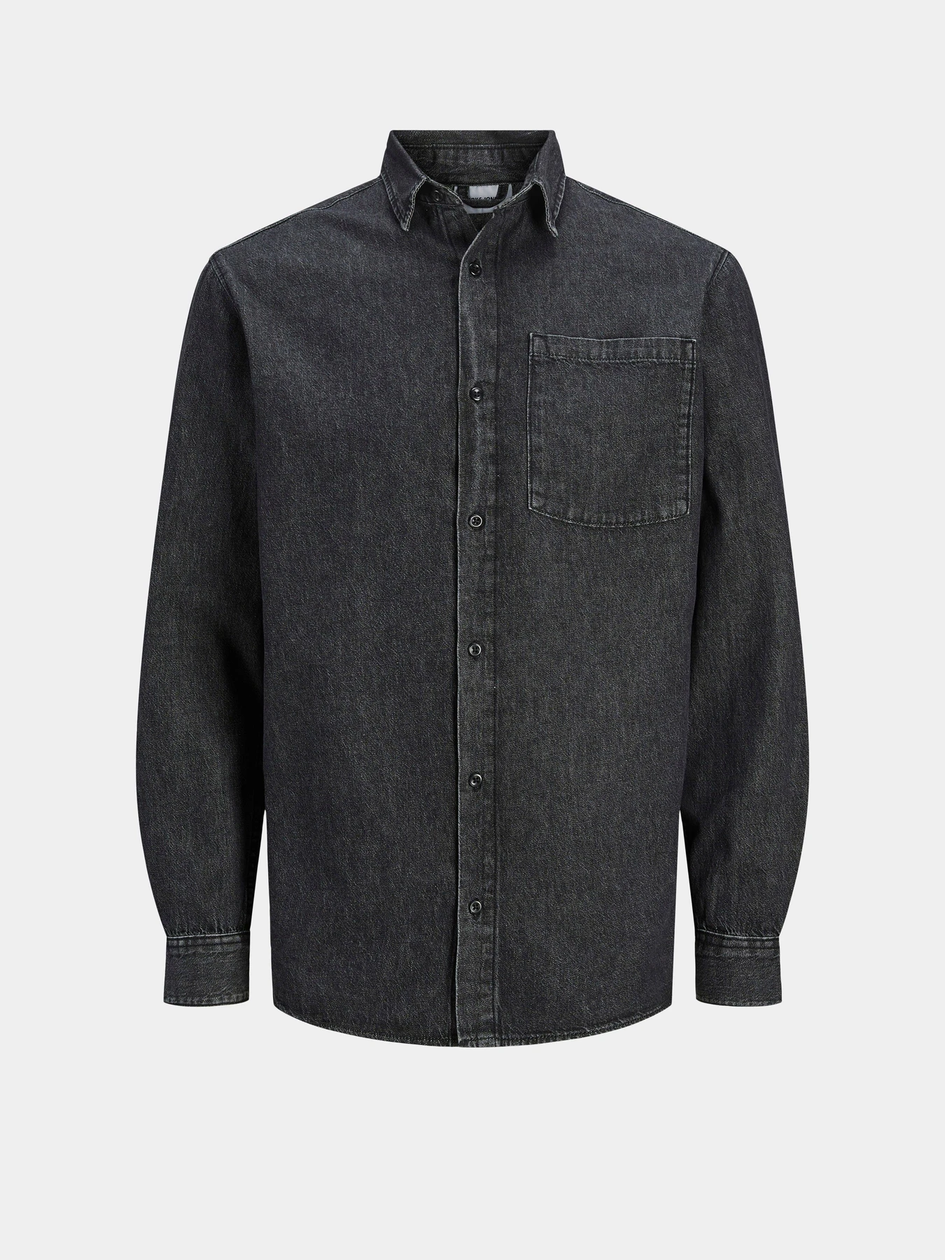 Рубашки JACK & JONES CREEK SHIRT модель 12270005_Black Denim Рубашки JACK & JONES CREEK SHIRT модель 12270005_Black Denim Фото