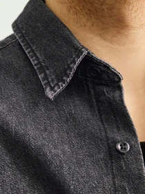 Рубашки JACK & JONES CREEK SHIRT модель 12270005_Black Denim Фото