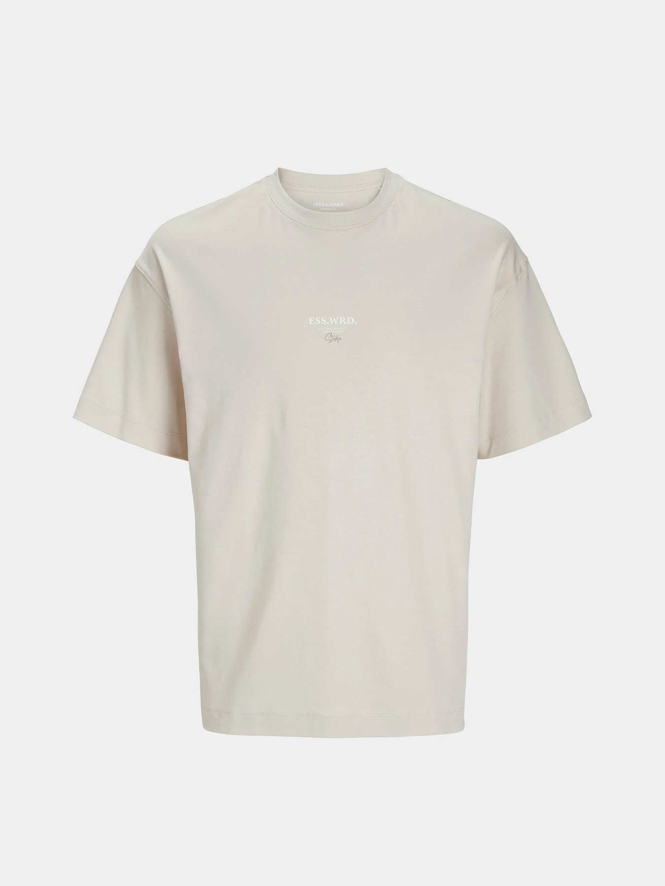 Футболки и поло JACK & JONES модель 12270638_Moonbeam Футболки и поло JACK & JONES модель 12270638_Moonbeam Фото