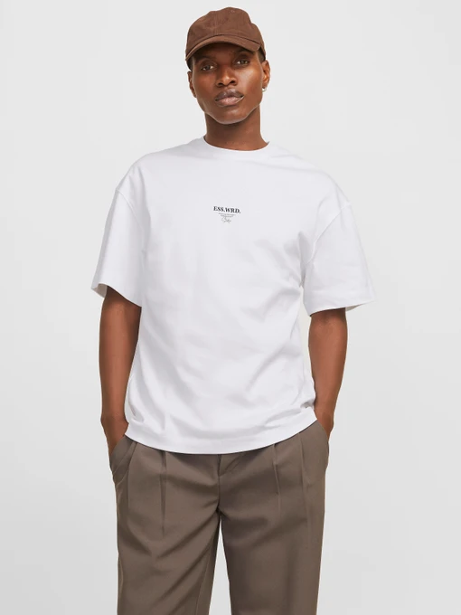 Футболки и поло JACK & JONES модель 12270638_White Фото