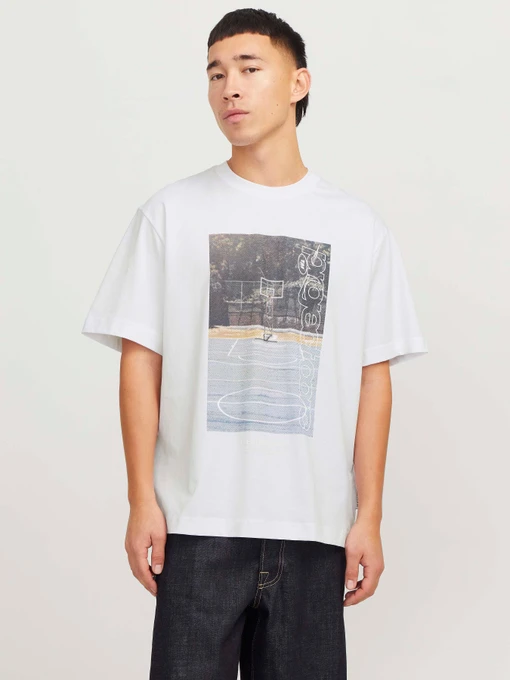 Футболки и поло JACK & JONES модель 12274258_Bright White Фото